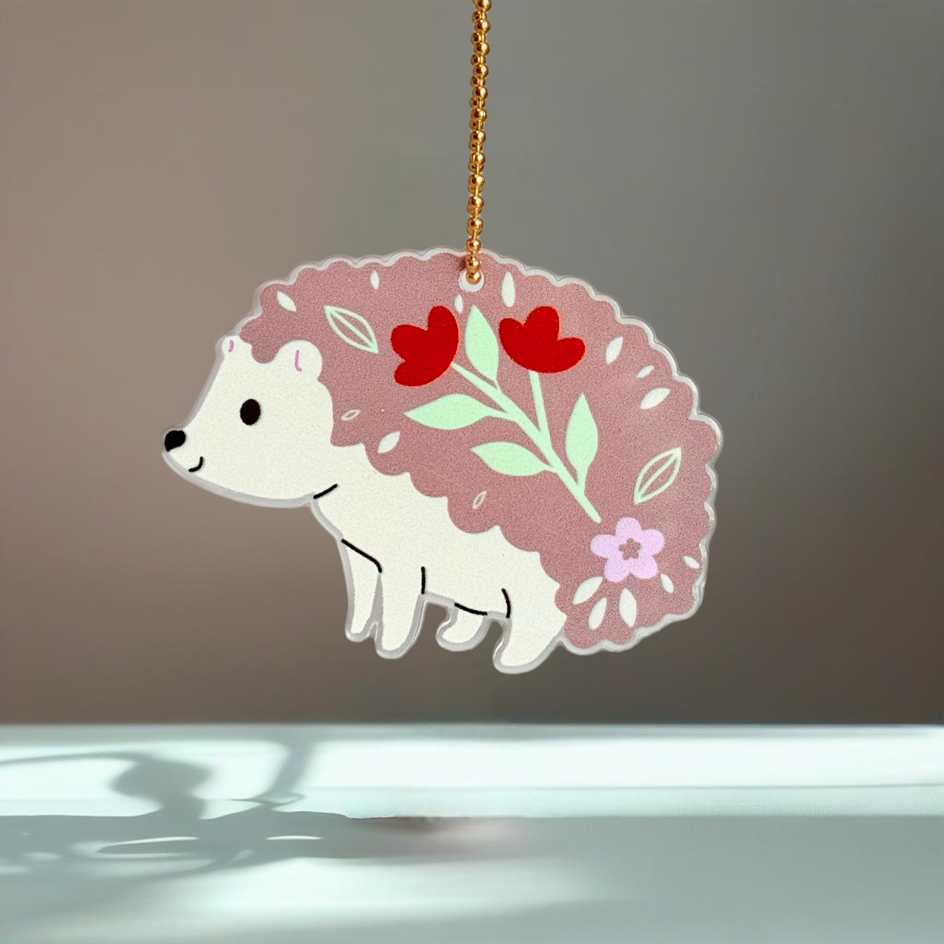 Hedgehog Charm - Tumbler Handle Charm