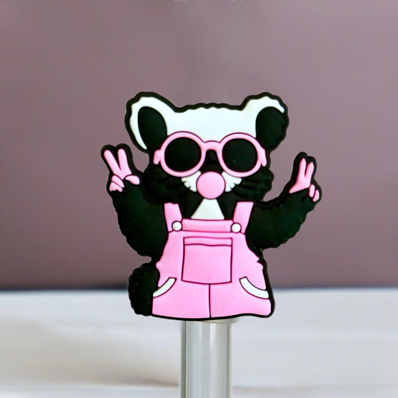 SPUNKY SKUNKY STRAW TOPPER