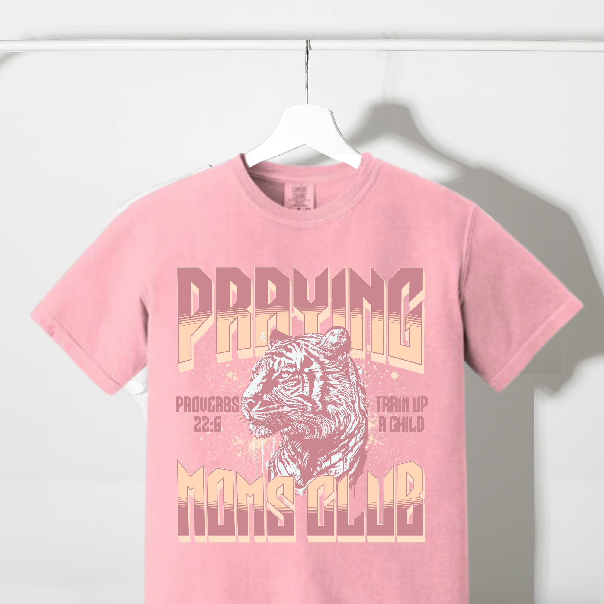 Praying moms club comfort colors Tshirt