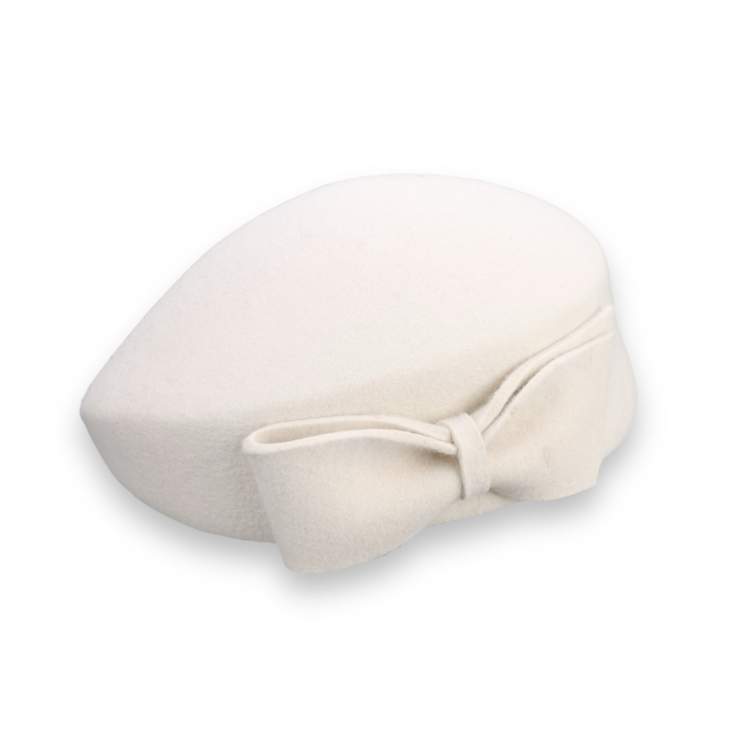 The Head-Turner Structured Beret by Lipstick &amp;amp; Chrome -WHITE