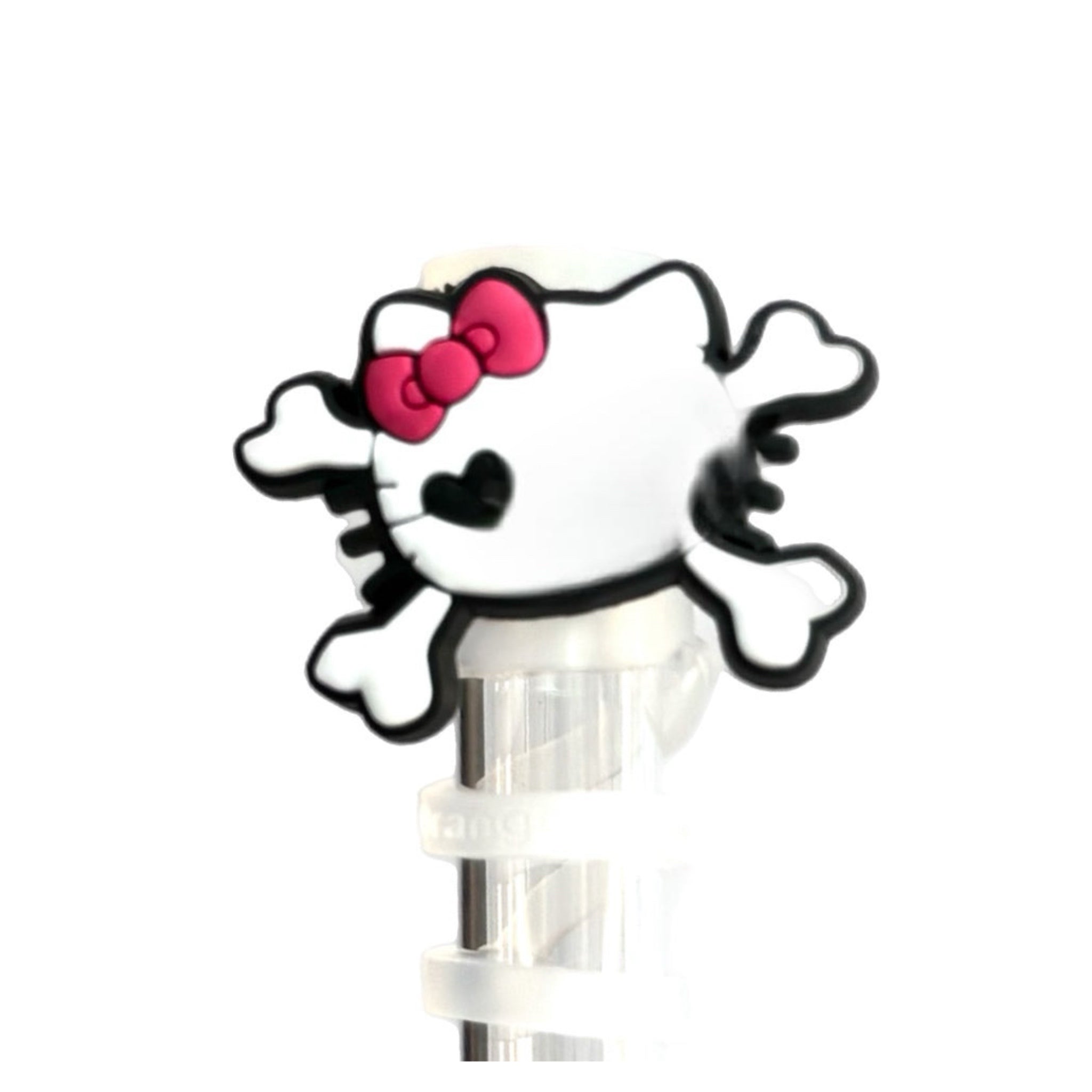 PIRATE KITTY STRAW TOPPER