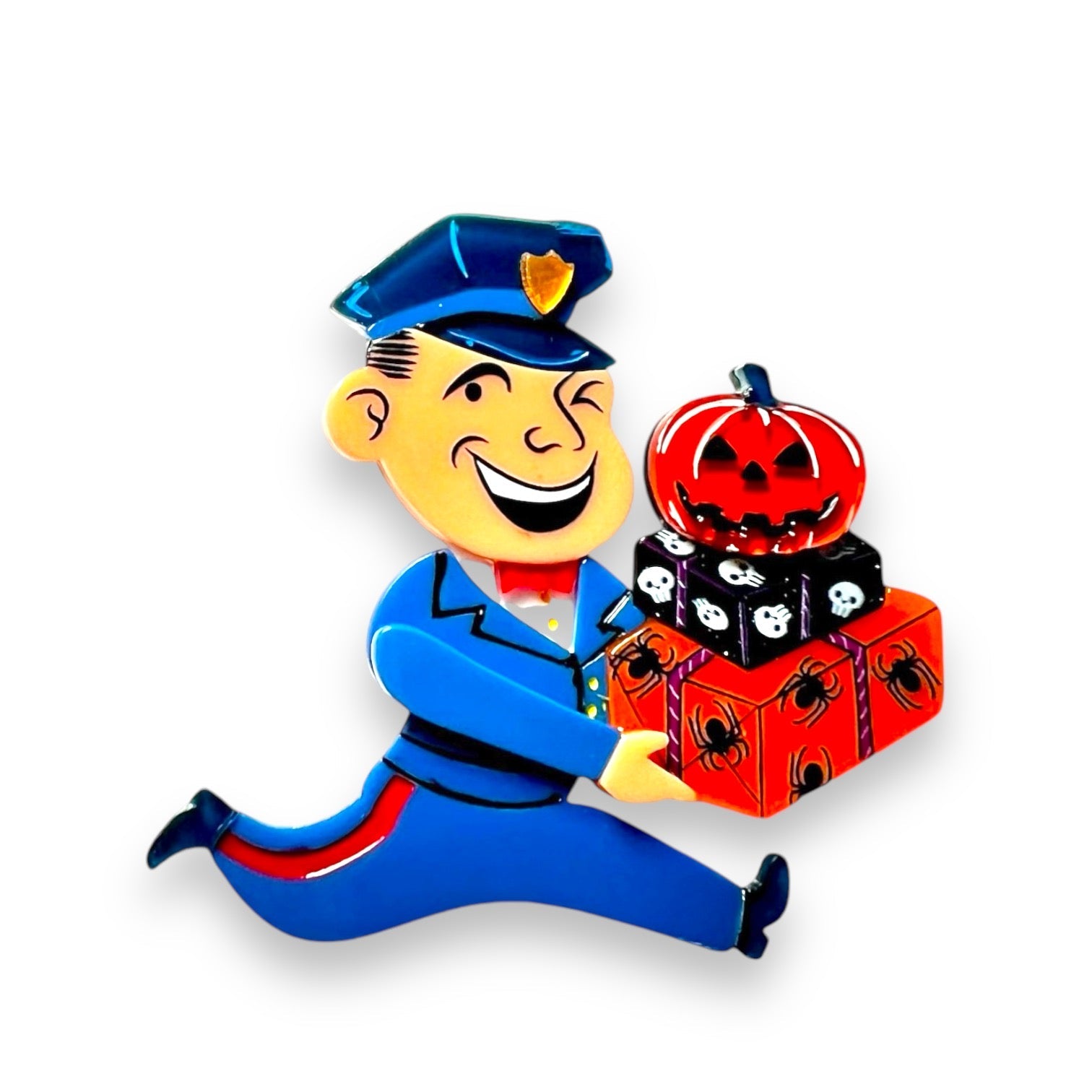 Halloween Happy Mail Brooch by 50&amp;#39;s Vintage Dame x Lipstick &amp;amp; Chrome