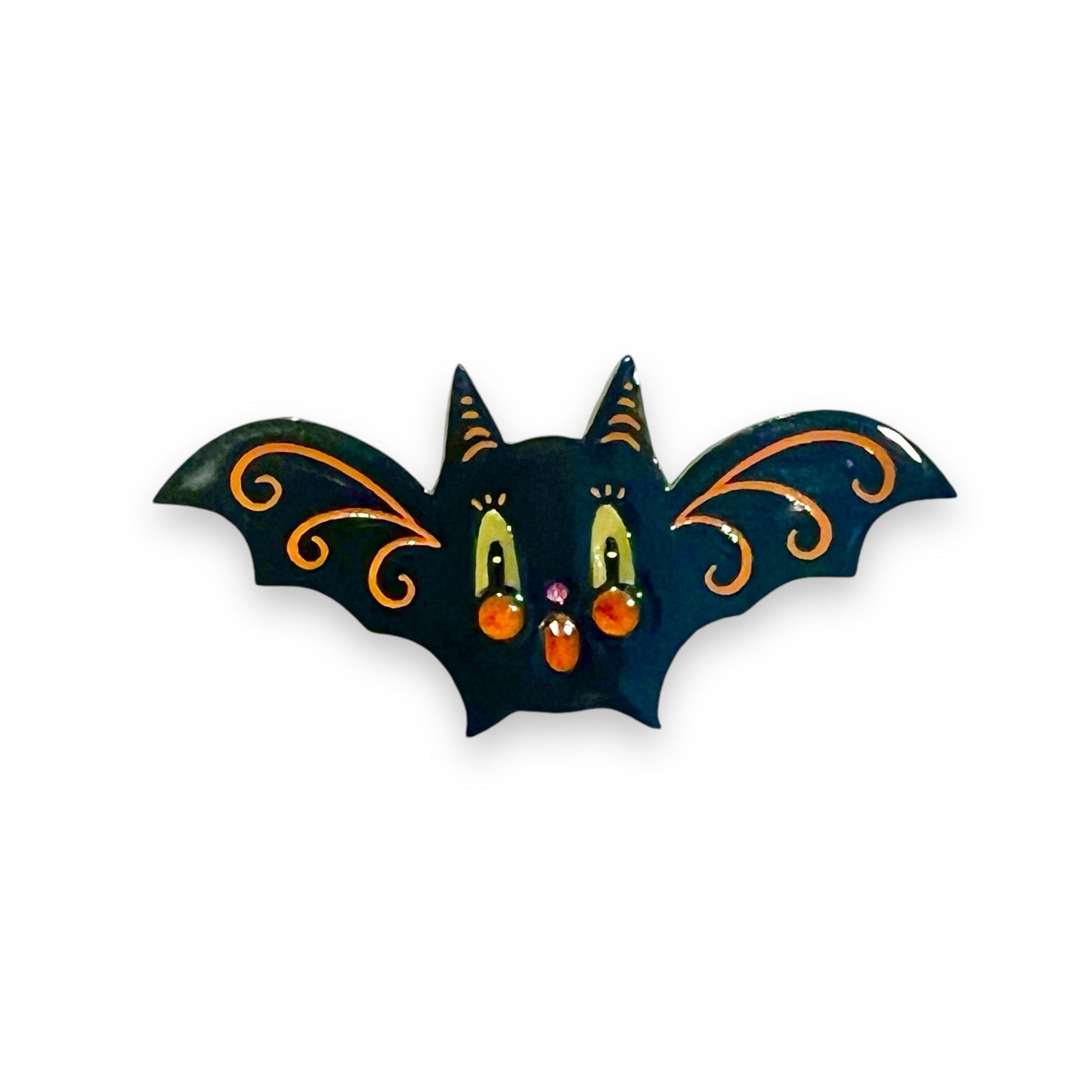 Gothic Glam Bat Scatter Pin by Johanna Parker x Lipstick &amp;amp; Chrome - BLACK