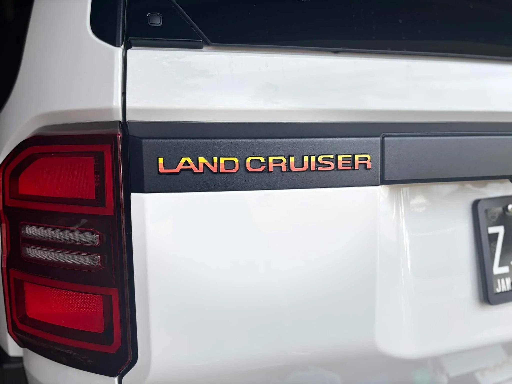 &amp;quot;Land Cruiser&amp;quot; Rear Tailgate Emblem Overlays - 2024+ Land Cruiser