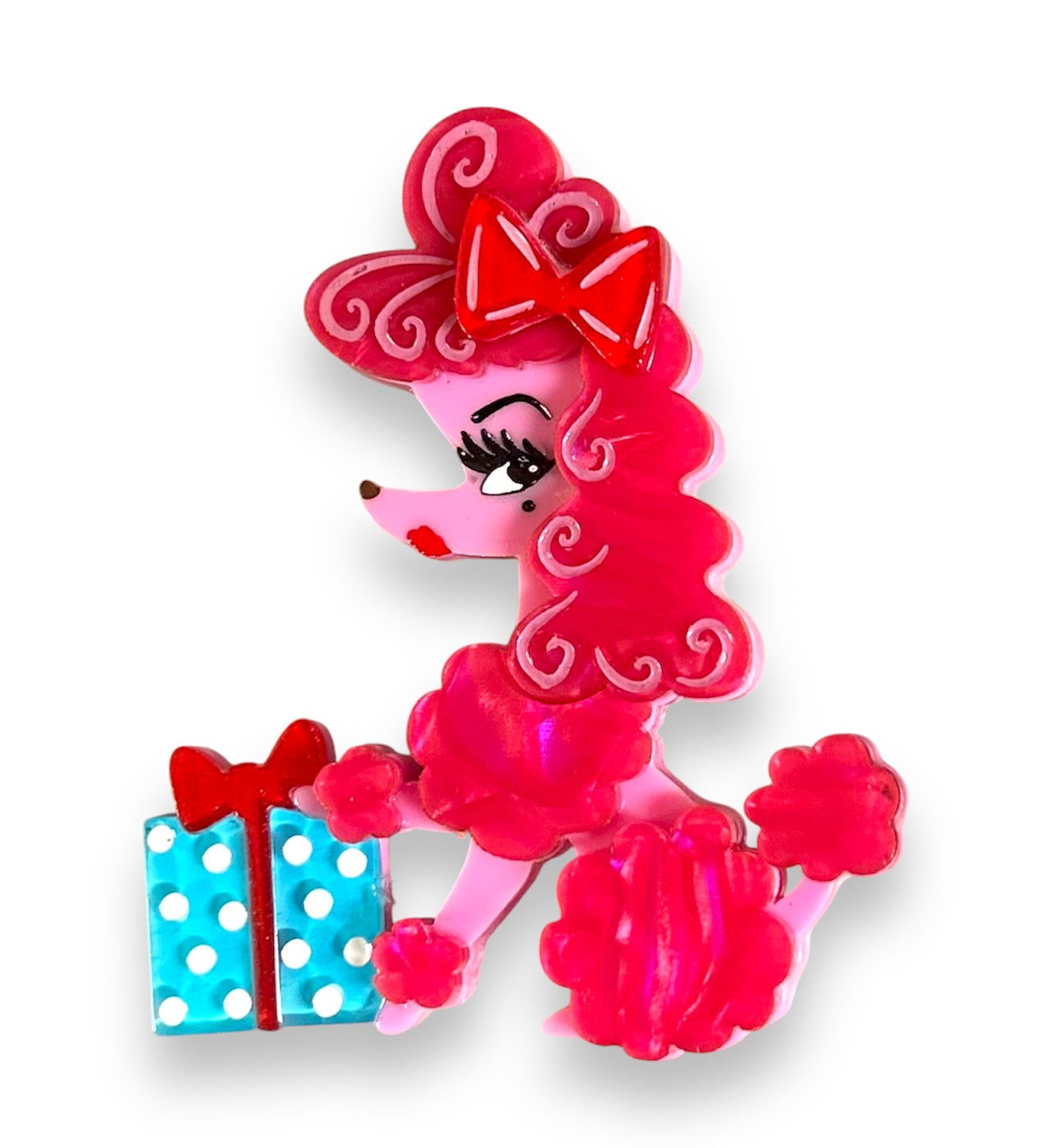 Mimi Loves Christmas Brooch by Miss Fluff x Lipstick &amp;amp; Chrome