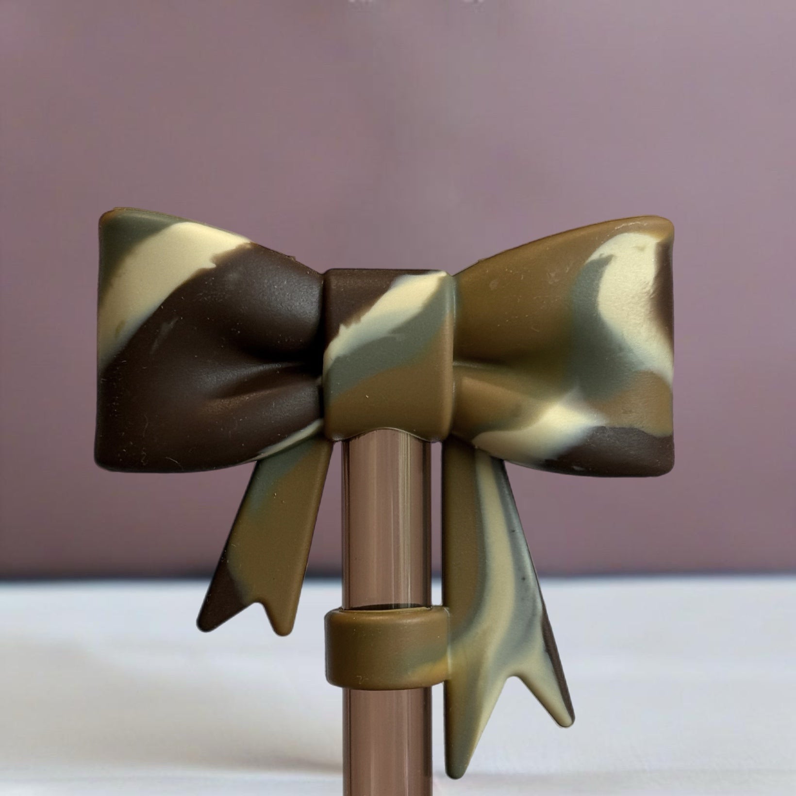 POSTY 3D BOW STRAW TOPPER