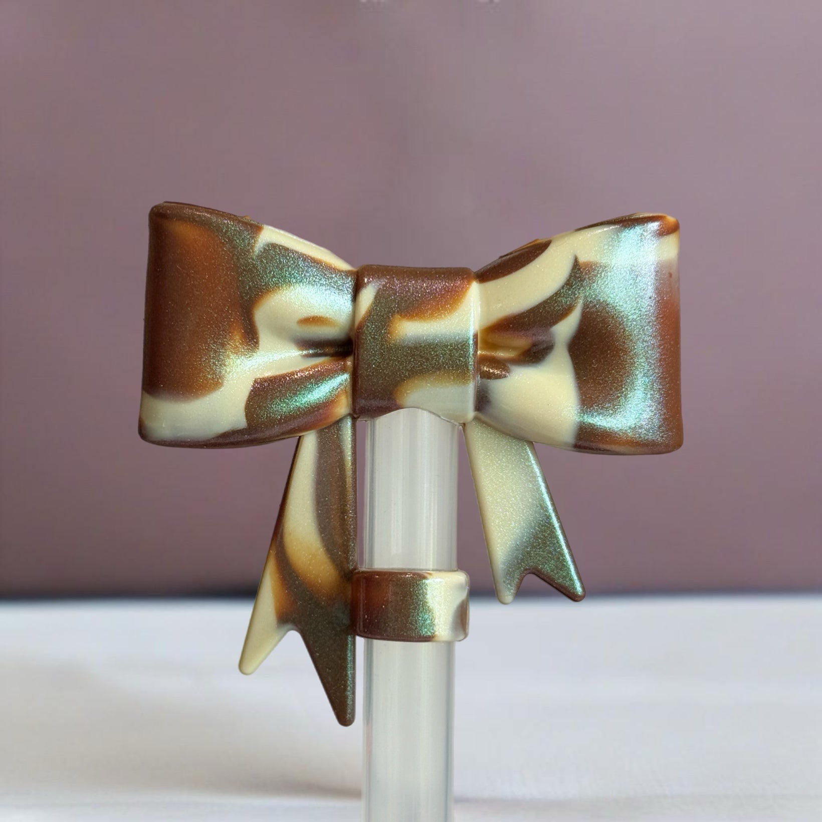 OUTWEST REMIX 3D BOW STRAW TOPPER