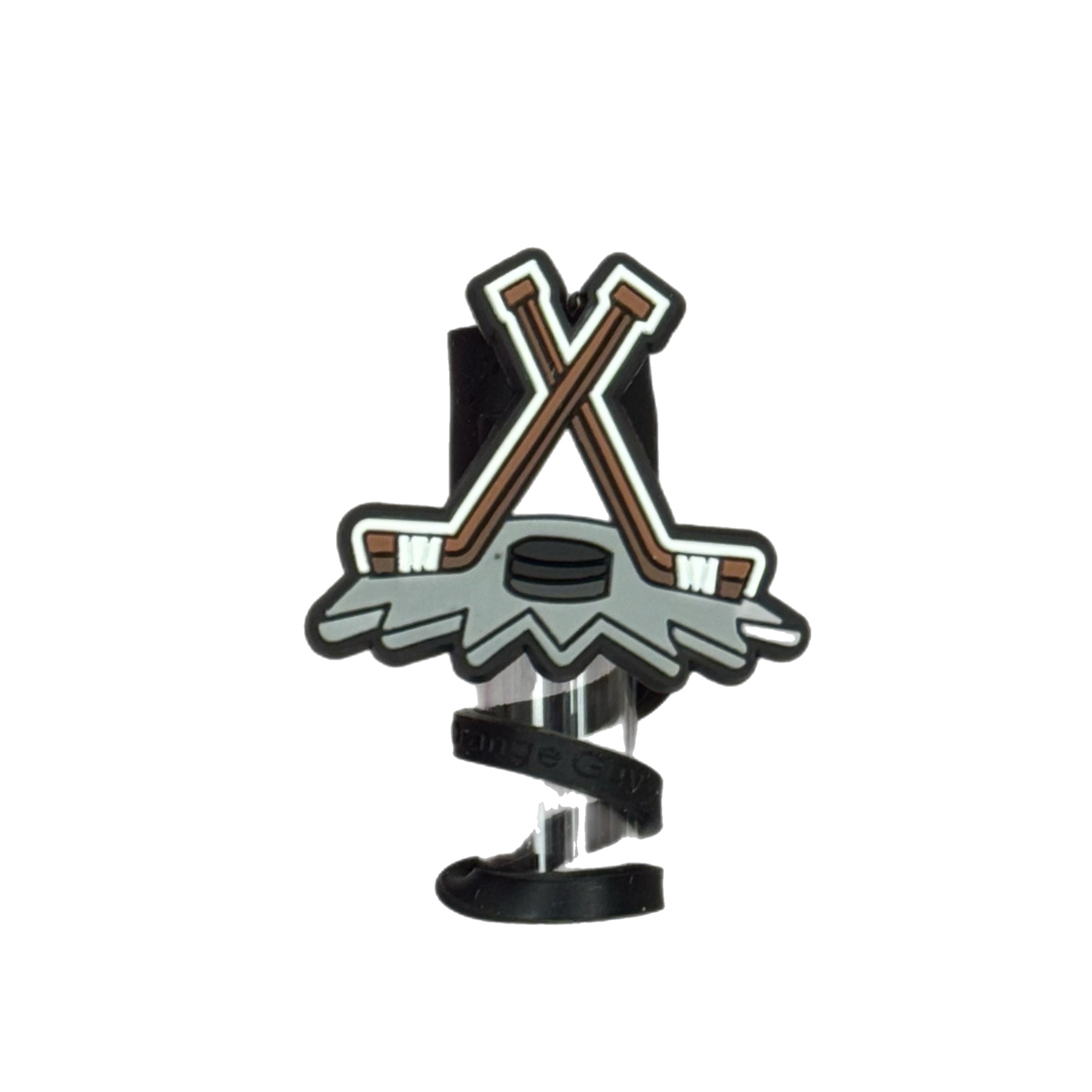 HOCKEY STICKS STRAW TOPPER