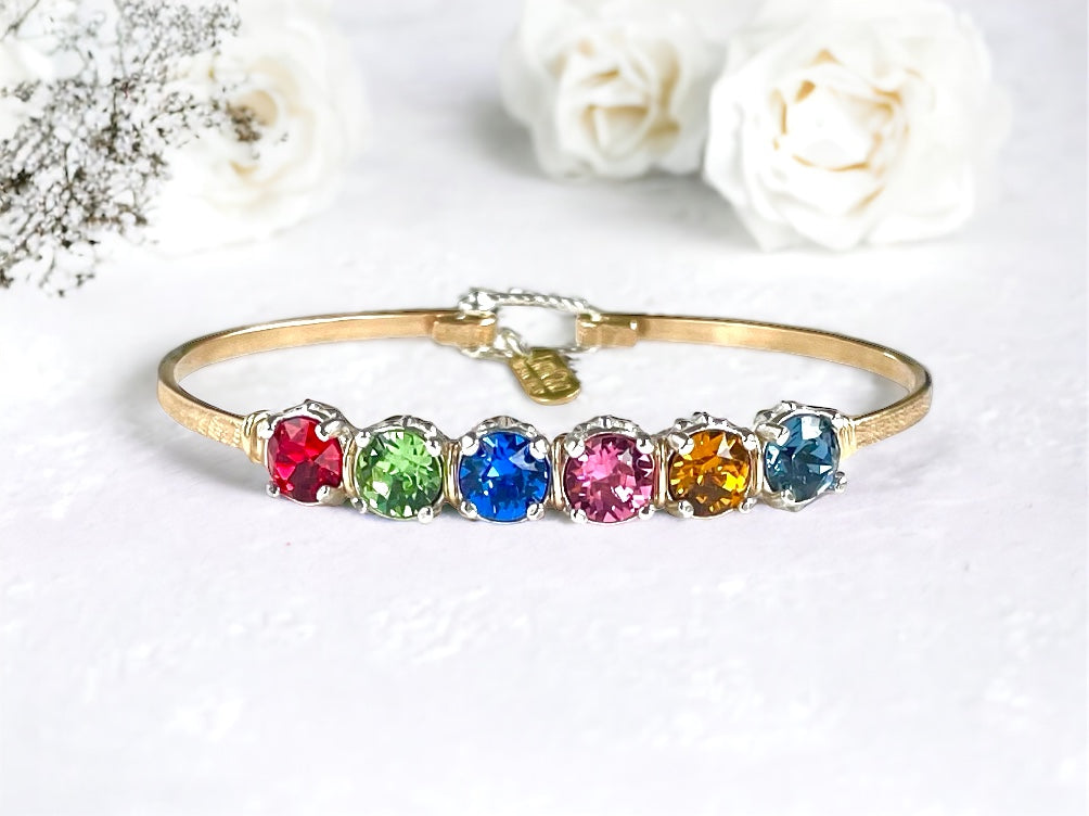 Custom Mothers Birthstone Bracelet