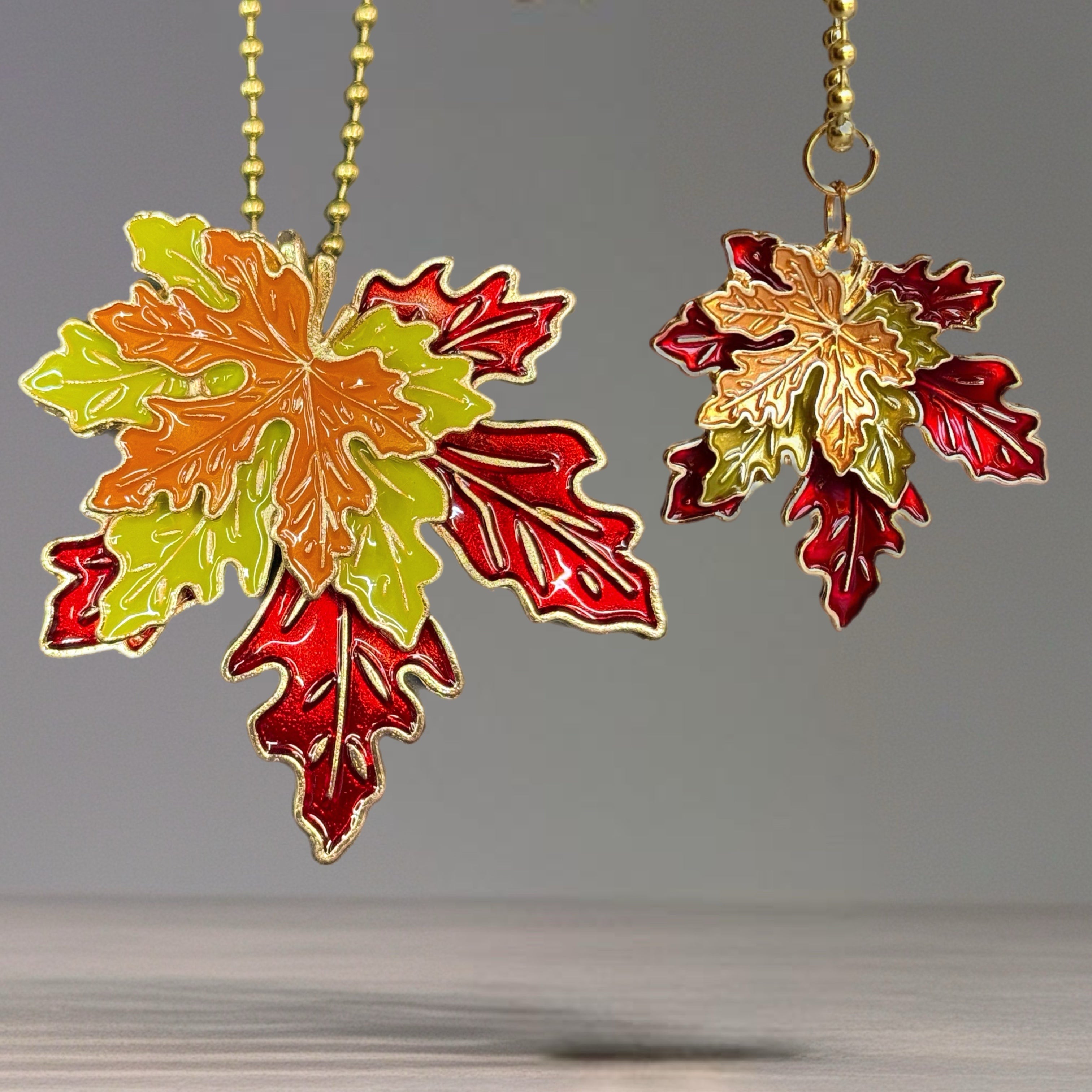 Fall Leaves STACK Charm - Tumbler Handle Charm