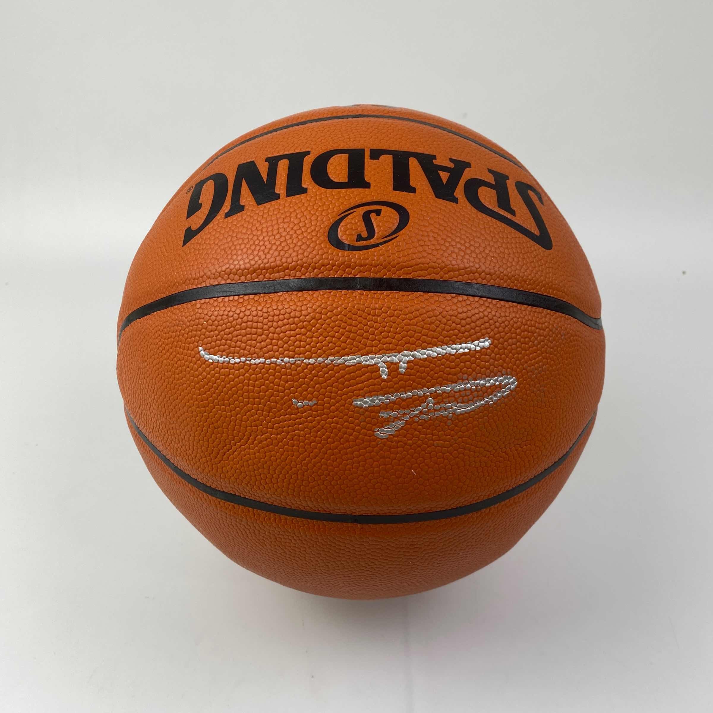 Autographed/Signed Tyler Herro Miami Heat Spalding Full Size F/S Basketball JSA COA