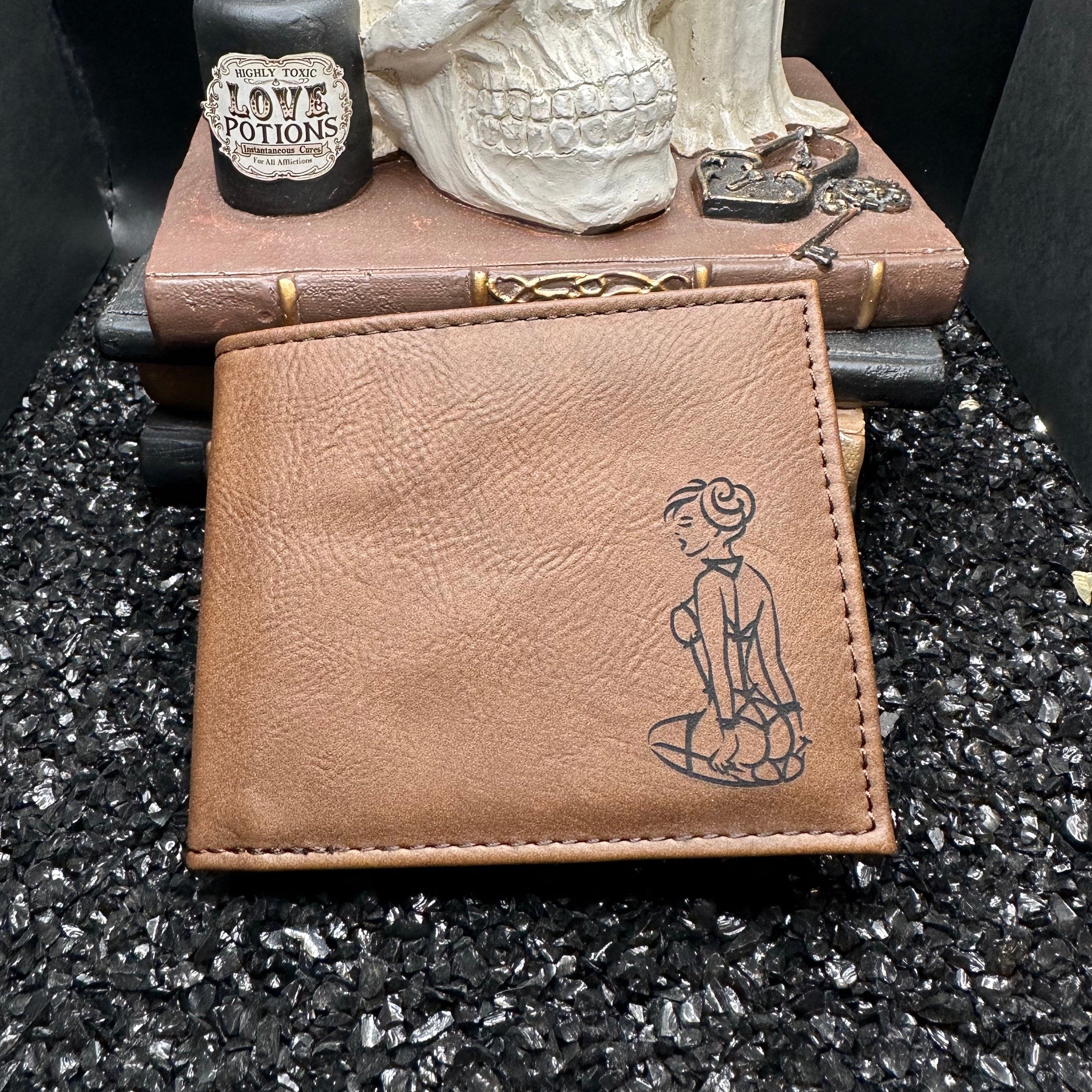 Submissive Women Billfold Brown Wallet