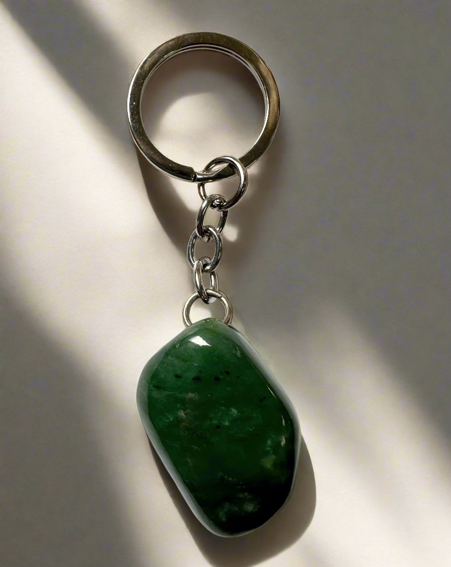 Jade Nugget Keychain - 1&amp;quot;