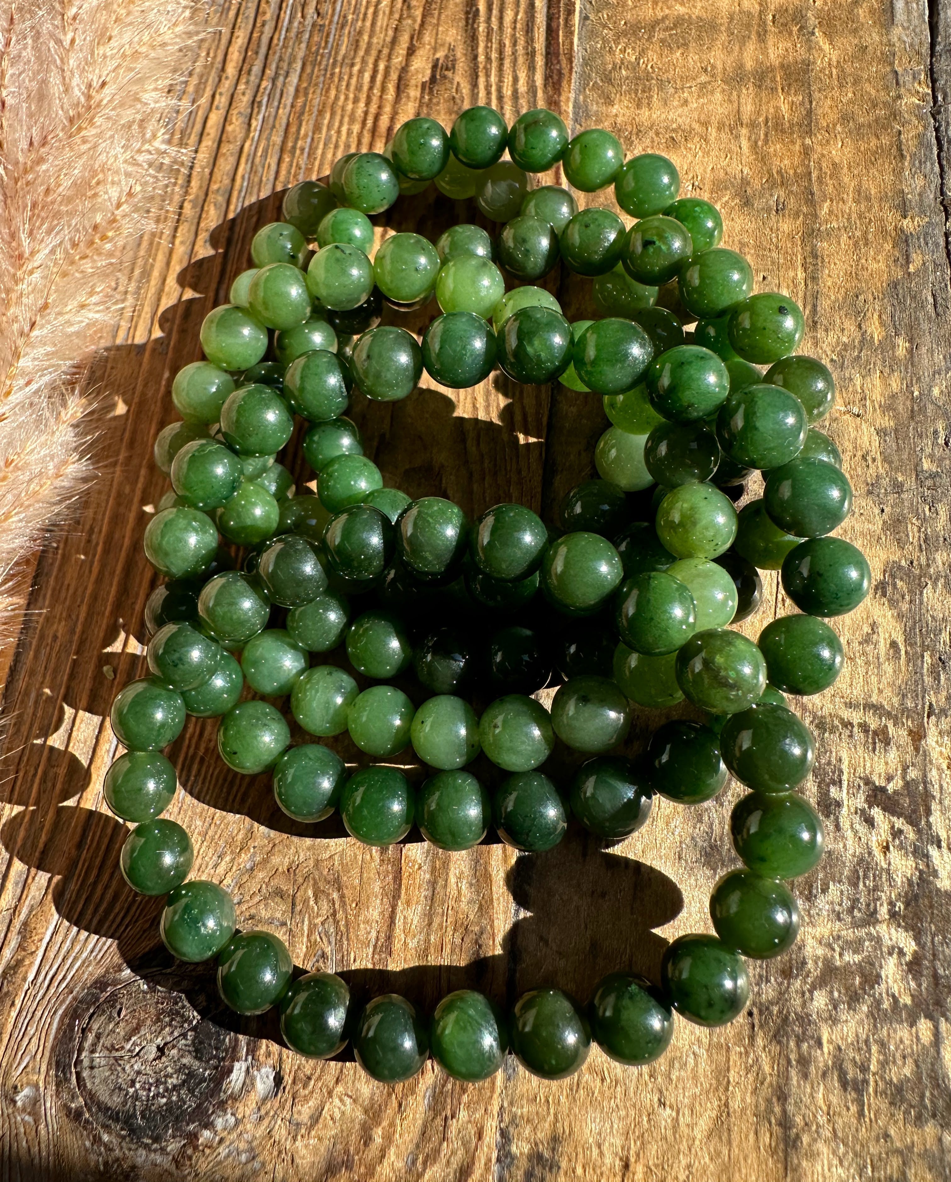 8mm Bead Bracelet, 6.5&amp;quot;