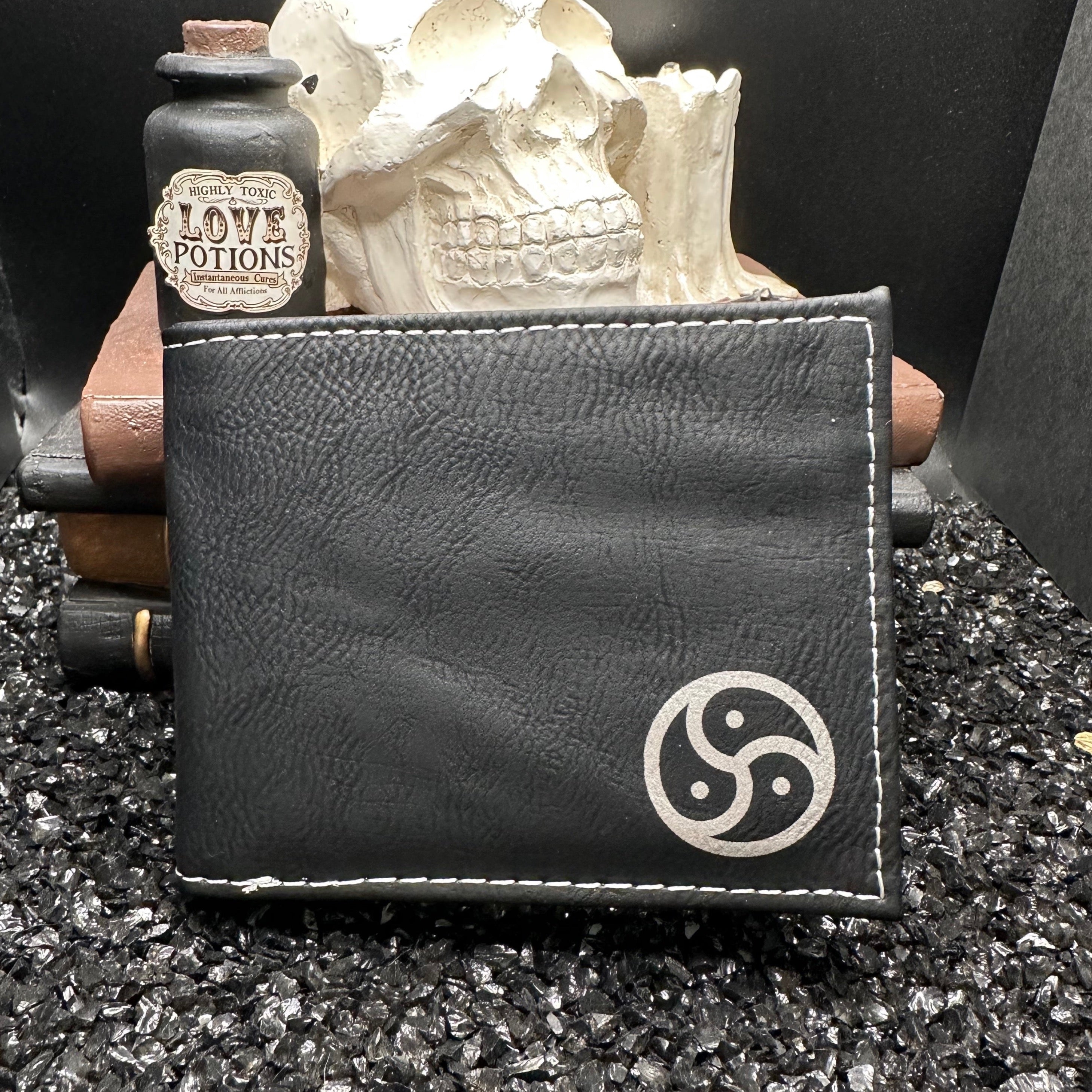 Triskelion Black Billfold Wallet