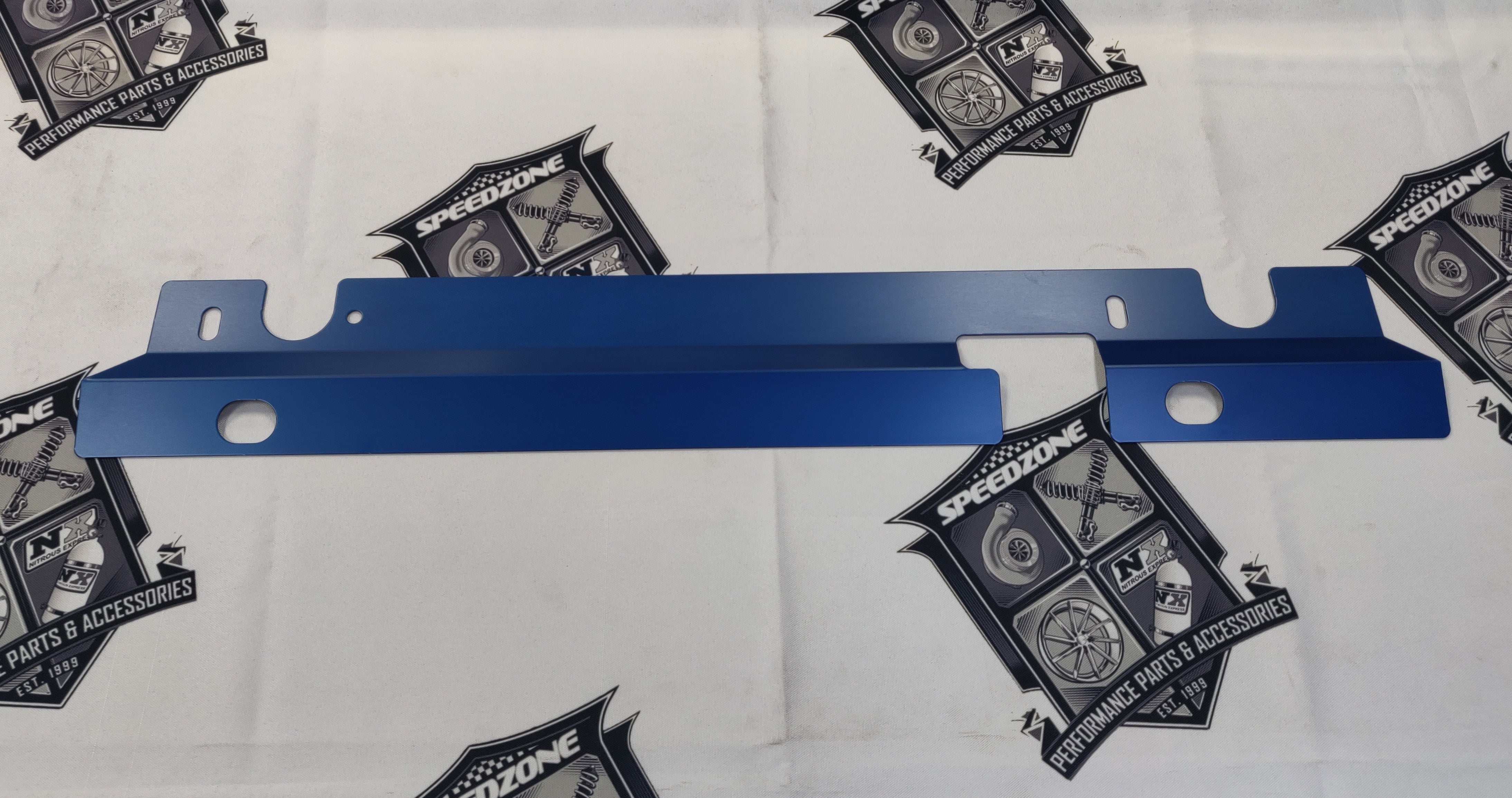 Exedium Racing Subaru Impreza 92-00 radiator plate blue