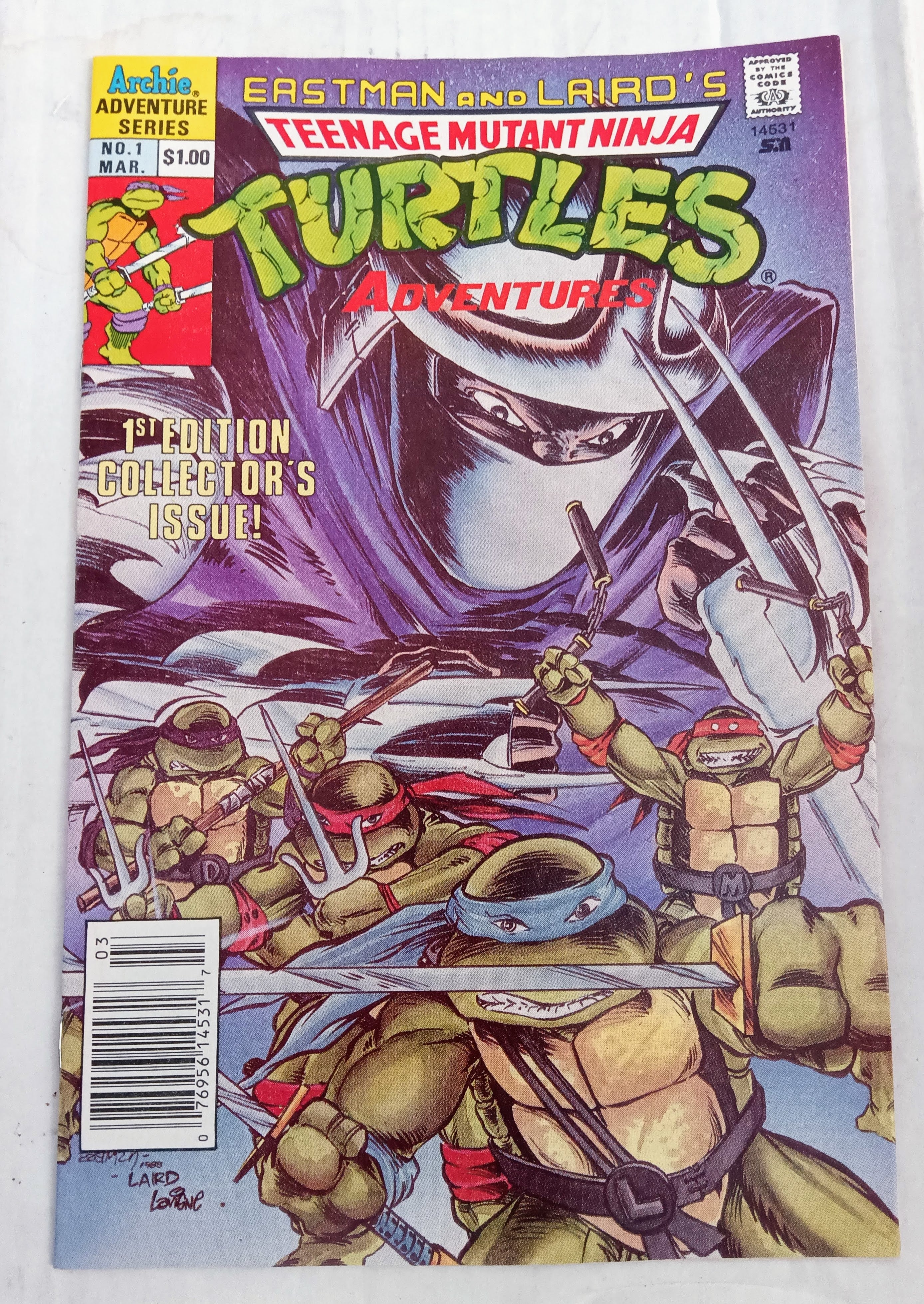 Archie Comics: TMNT Adventures V2 #1