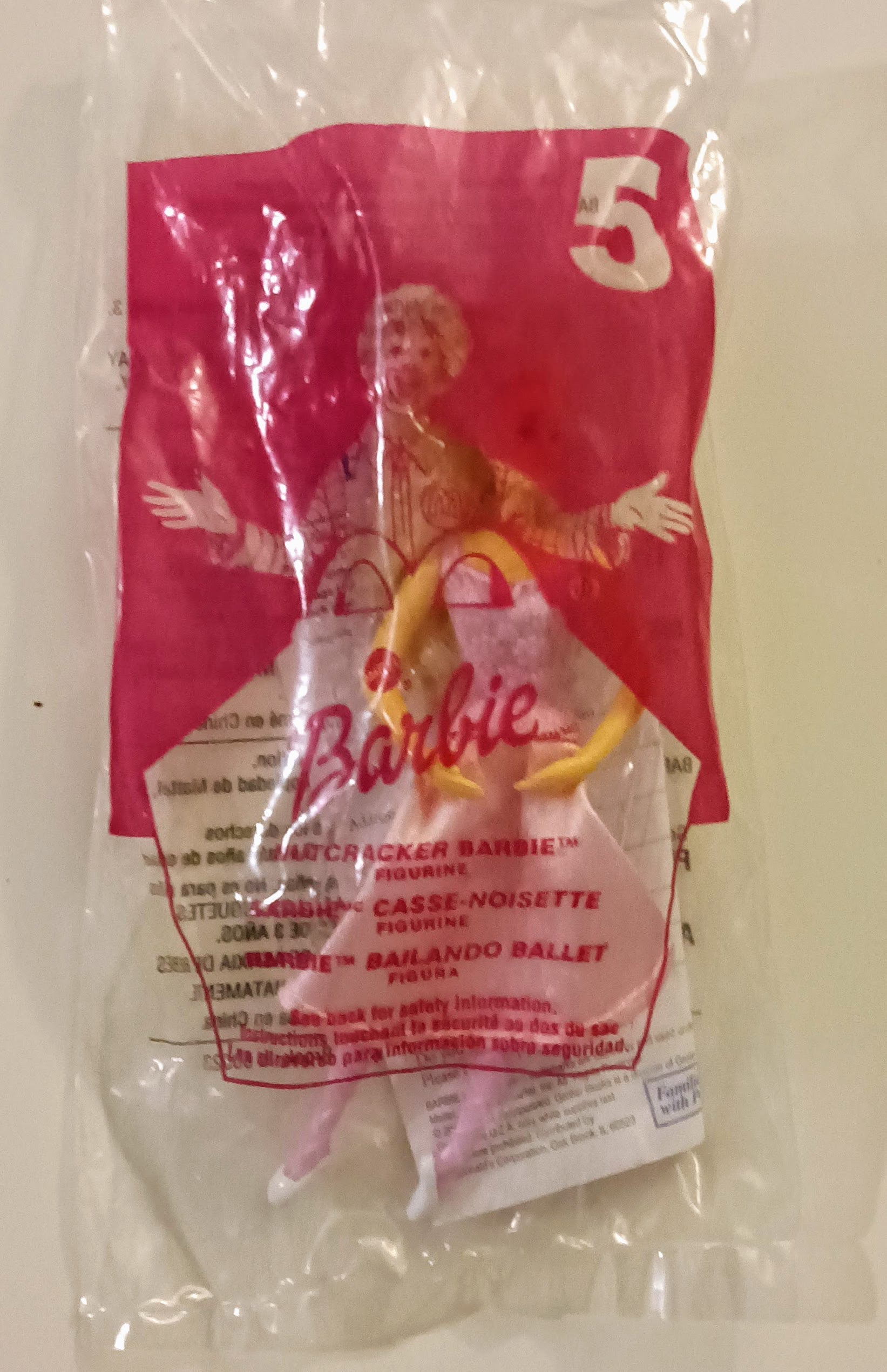 Barbie Happy Meal toy - Nutcracker Barbie (Bagged)