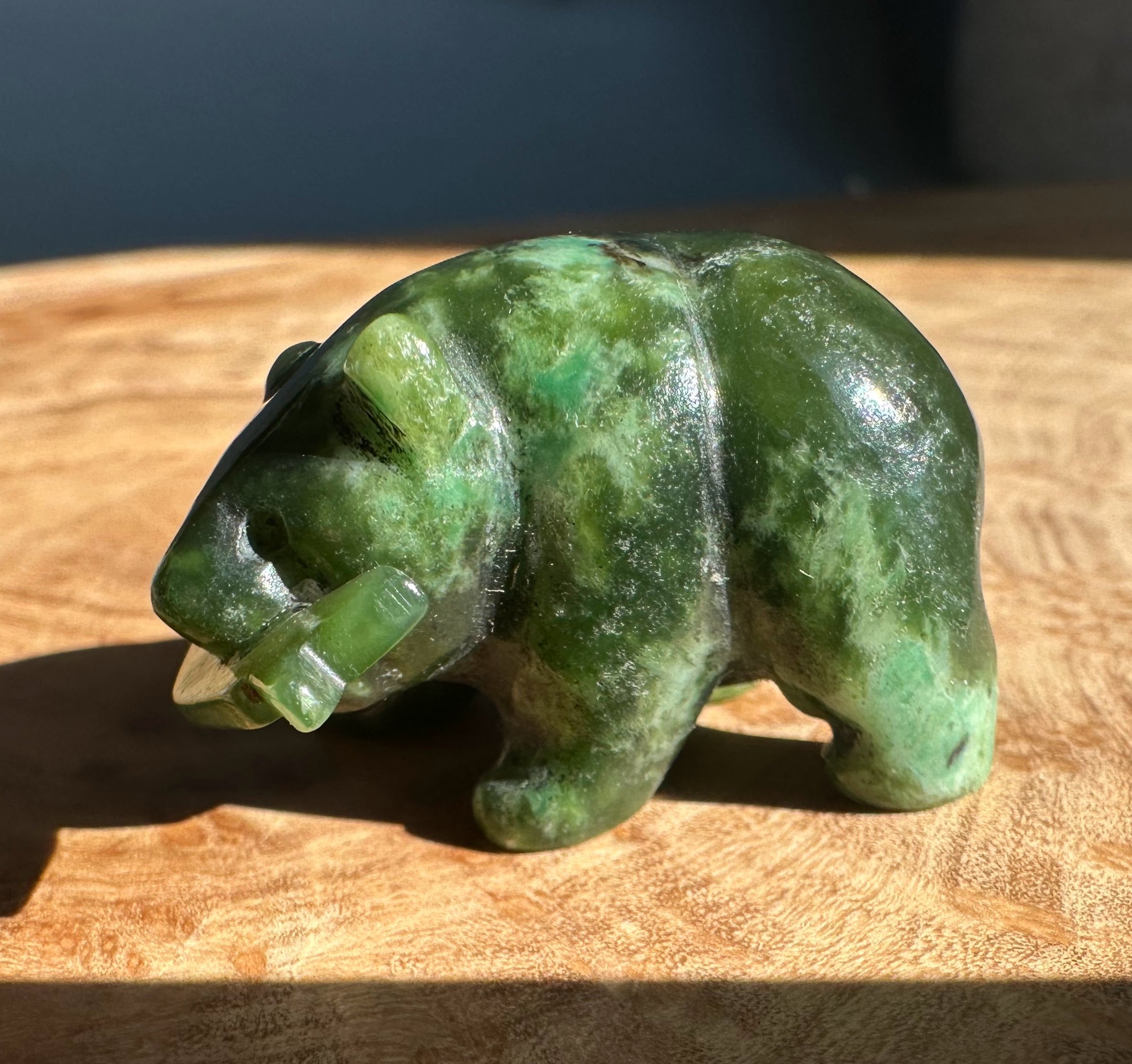 Bear Special with Jade Fish, 1.5&amp;quot;