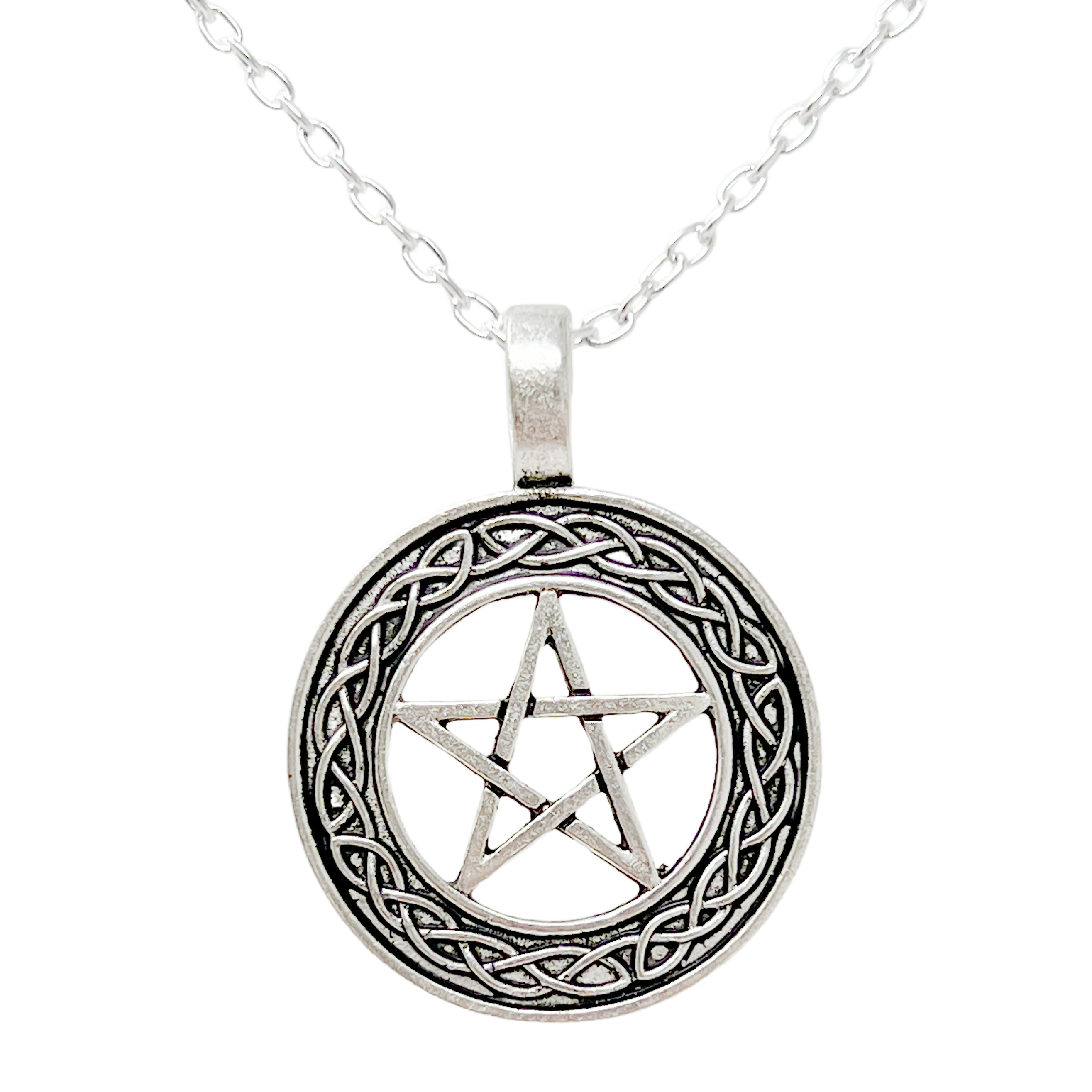 Celtic protection star necklace