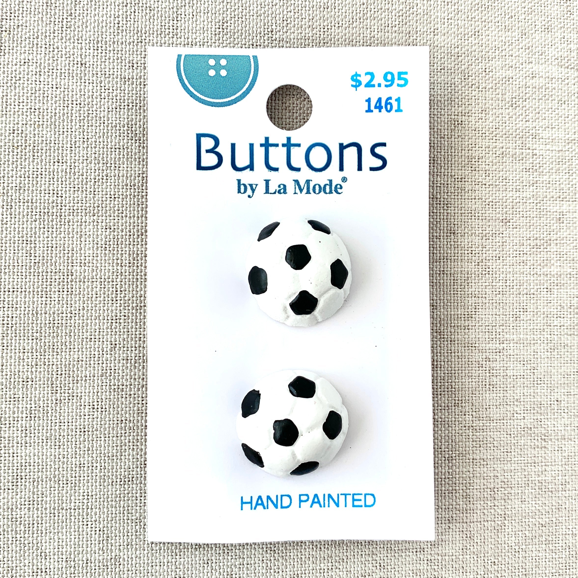 1461 Soccer Ball - La Mode - 1 Hole - Shank - Assorted Sizes