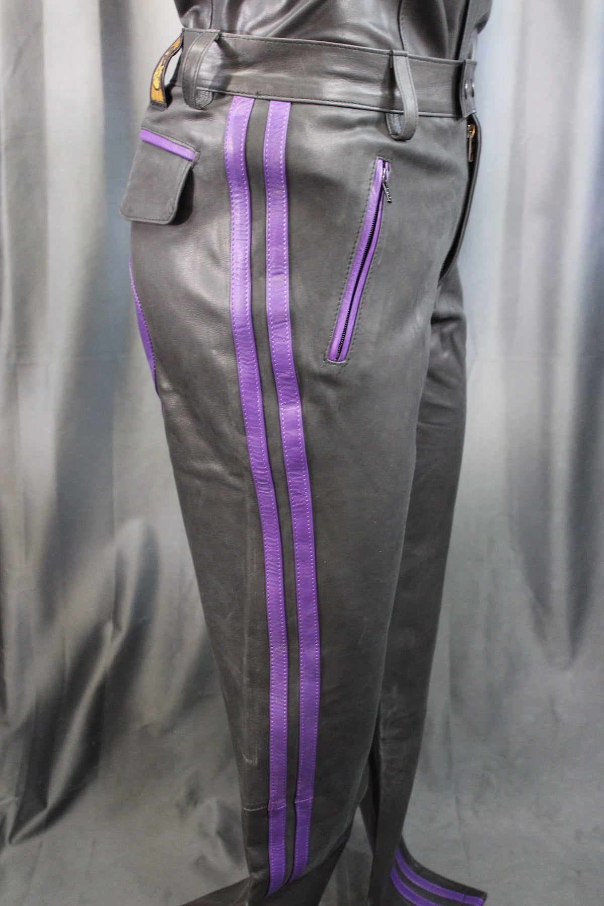 Formal Leather Pants with Highlights by The Otter and The Fox