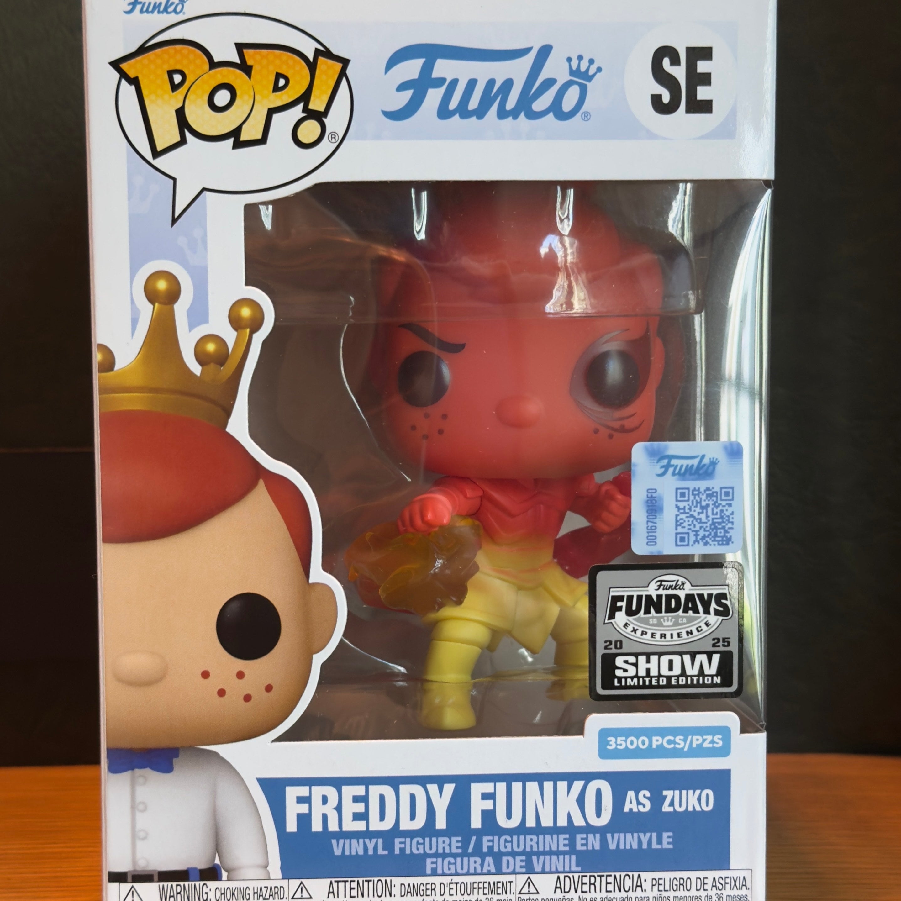 Funko Fundays Experience 2025: Pop! Originals Nickelodeon&amp;#39;s Avatar the Last Airbender Freddy Funko as Zuko () LE3500