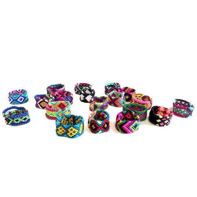 Friendship Macrame Woven Ring - Mexico
