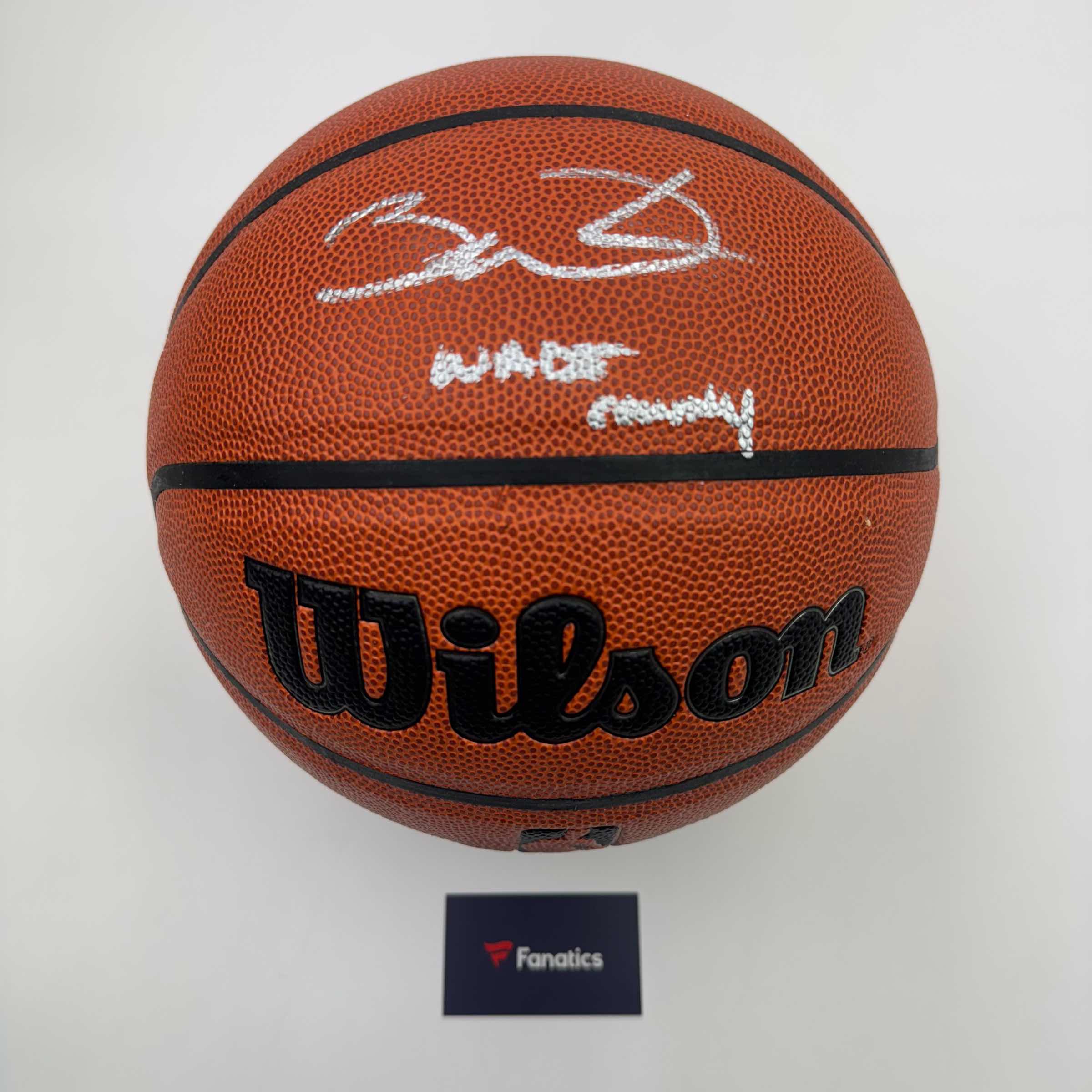 Autographed/Signed Dwyane Wade &amp;quot;Wade County&amp;quot; Miami Heat Wilson Basketball Fanatics COA