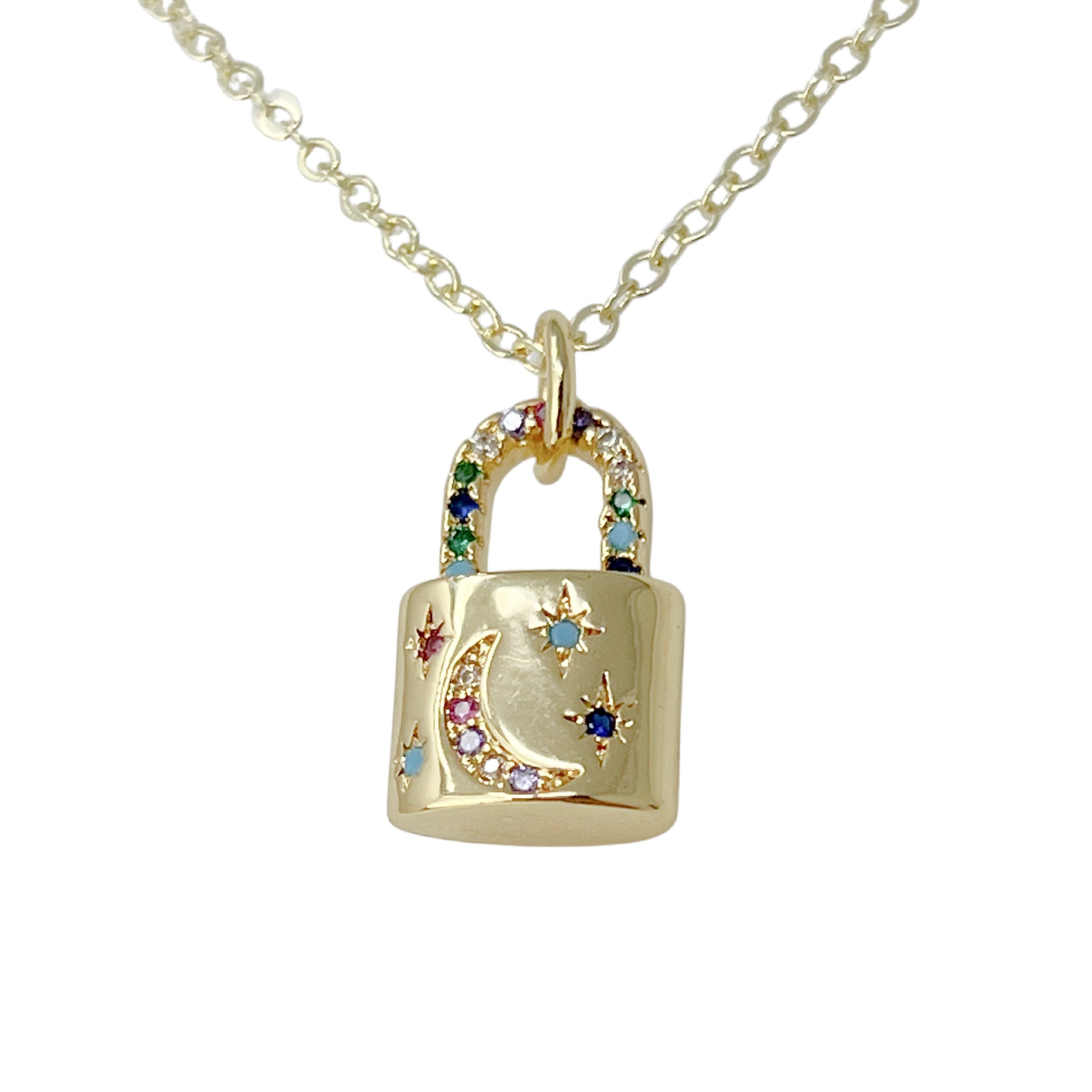Love lock necklace