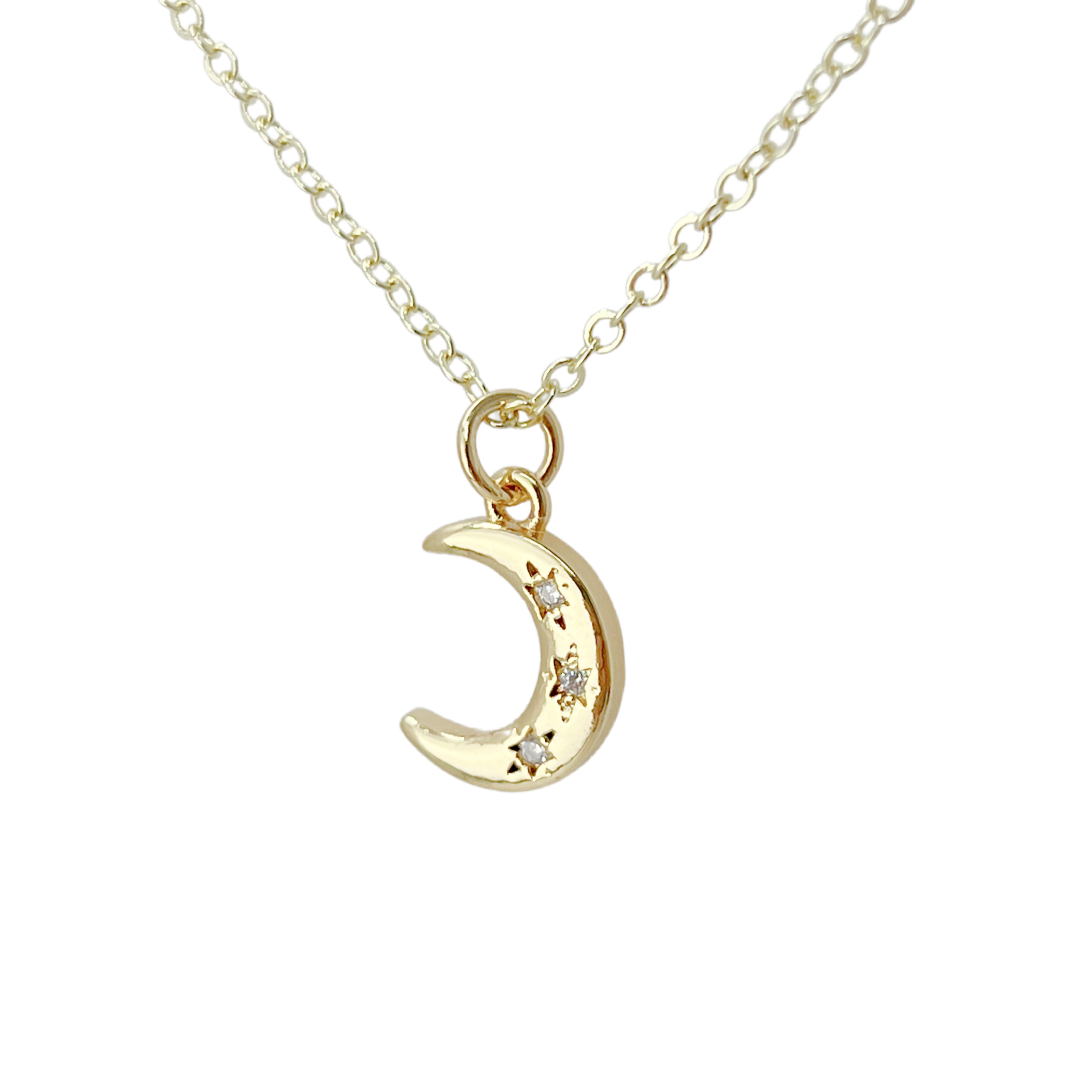 Crescent moon necklace