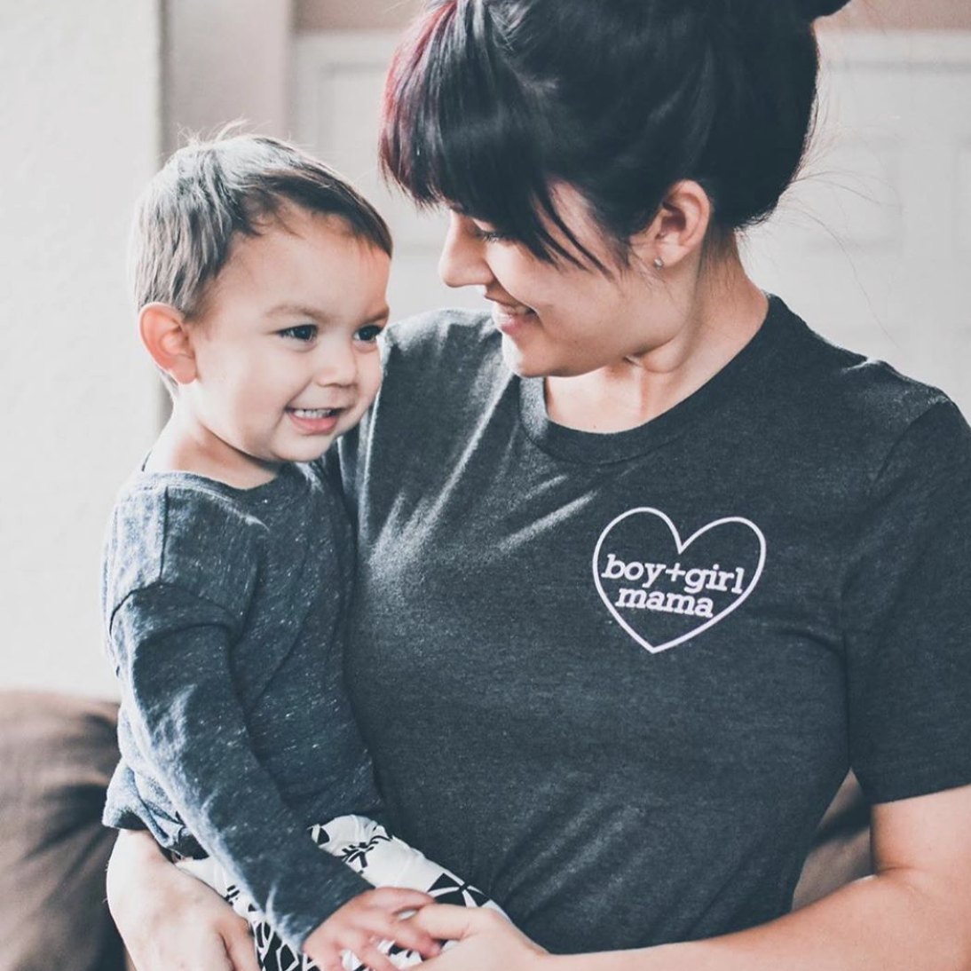 Boy + Girl Mama ♥ - Unisex Tee