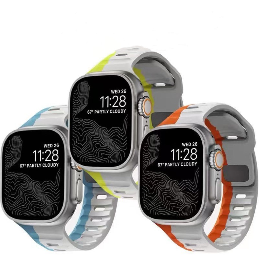 Silicone Reverse-buckle Watch Band