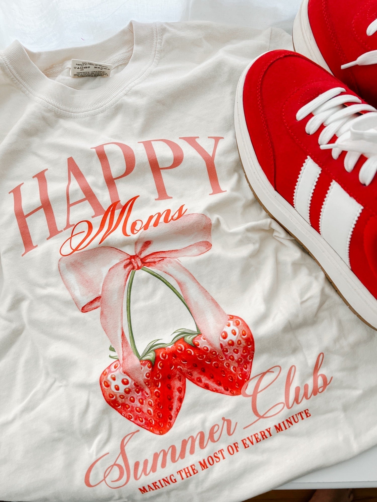Happy Moms Summer Club (Girl&amp;#39;s Girl Version) - Comfort Colors Tee