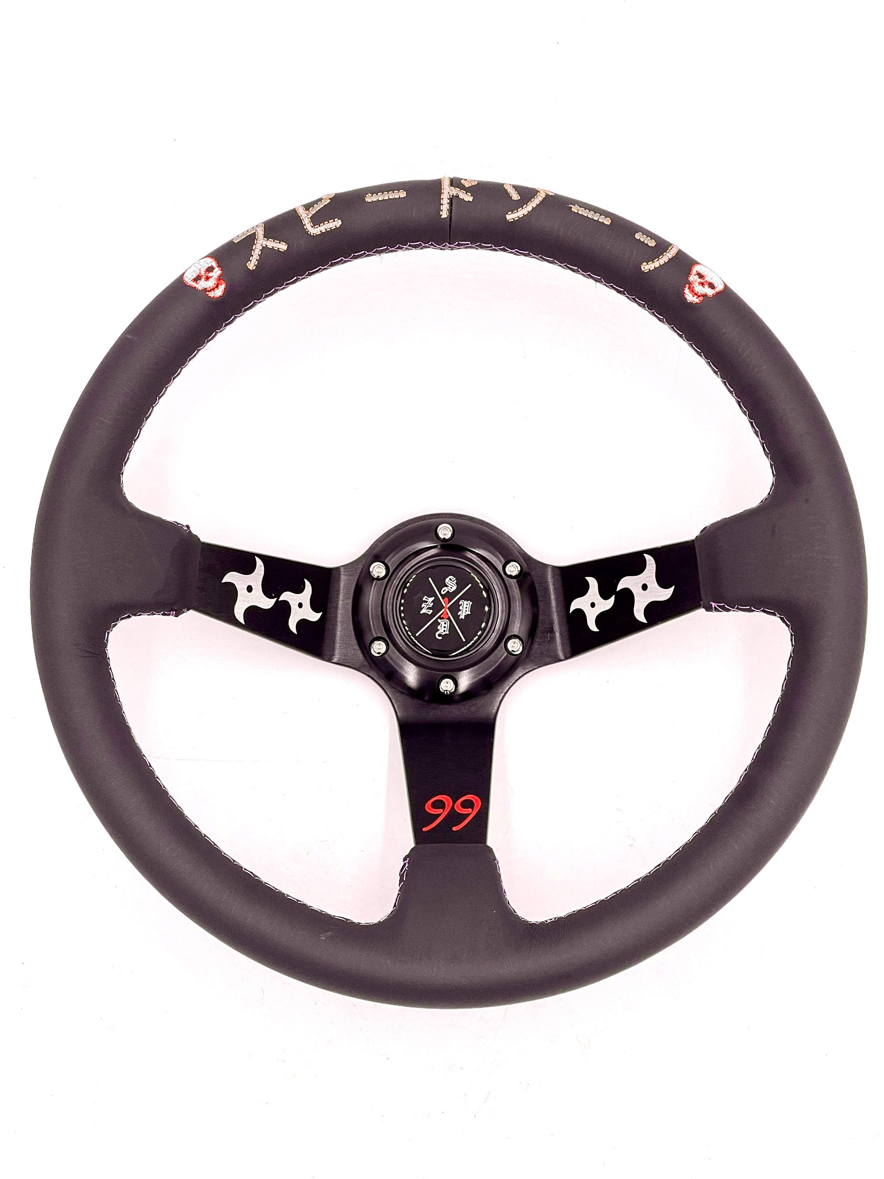 SPDZ1 “The Ninja” (Black) Steering Wheel – Deep Dish