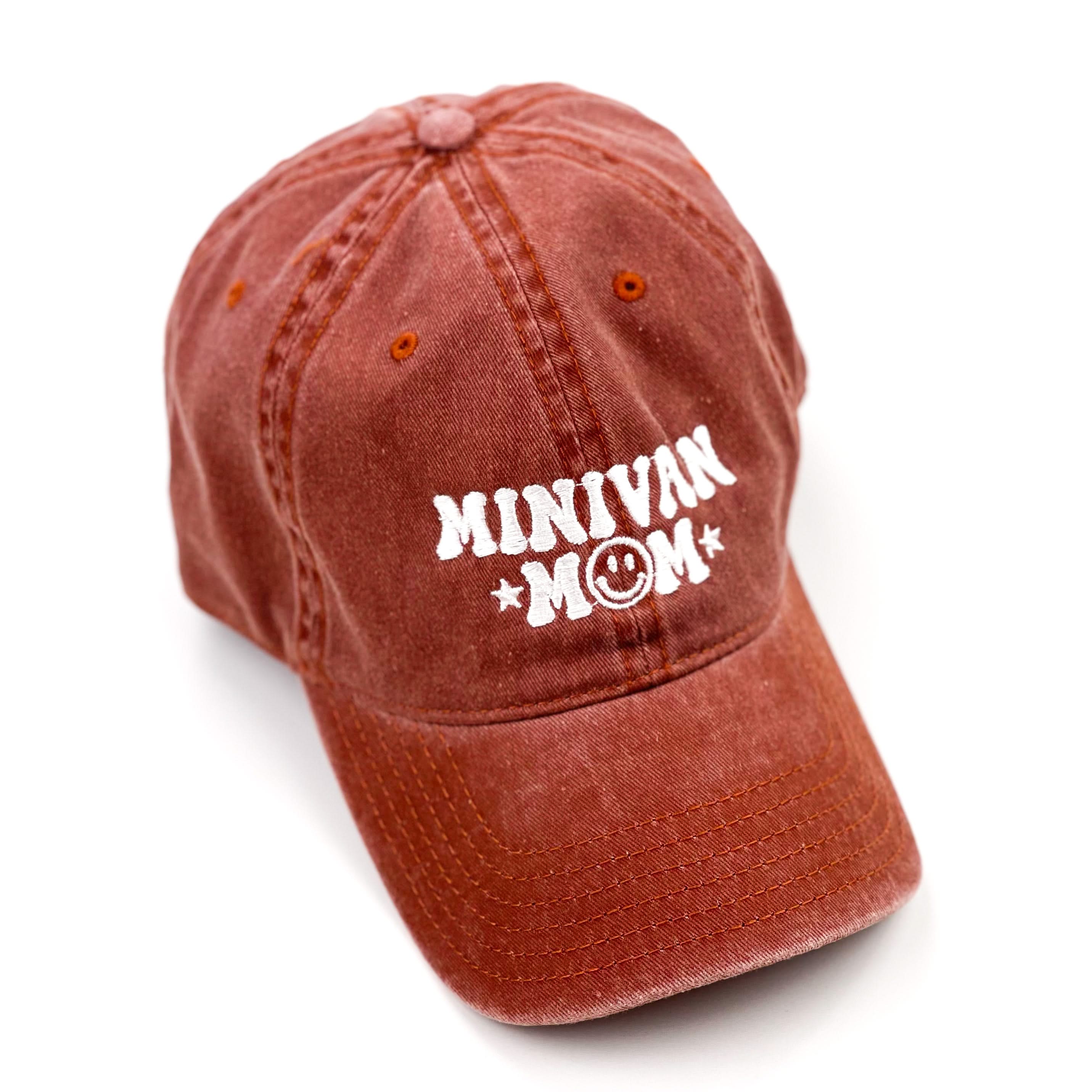 Minivan Mom - Burnt Orange w/ Cream - Adult Baseball Cap