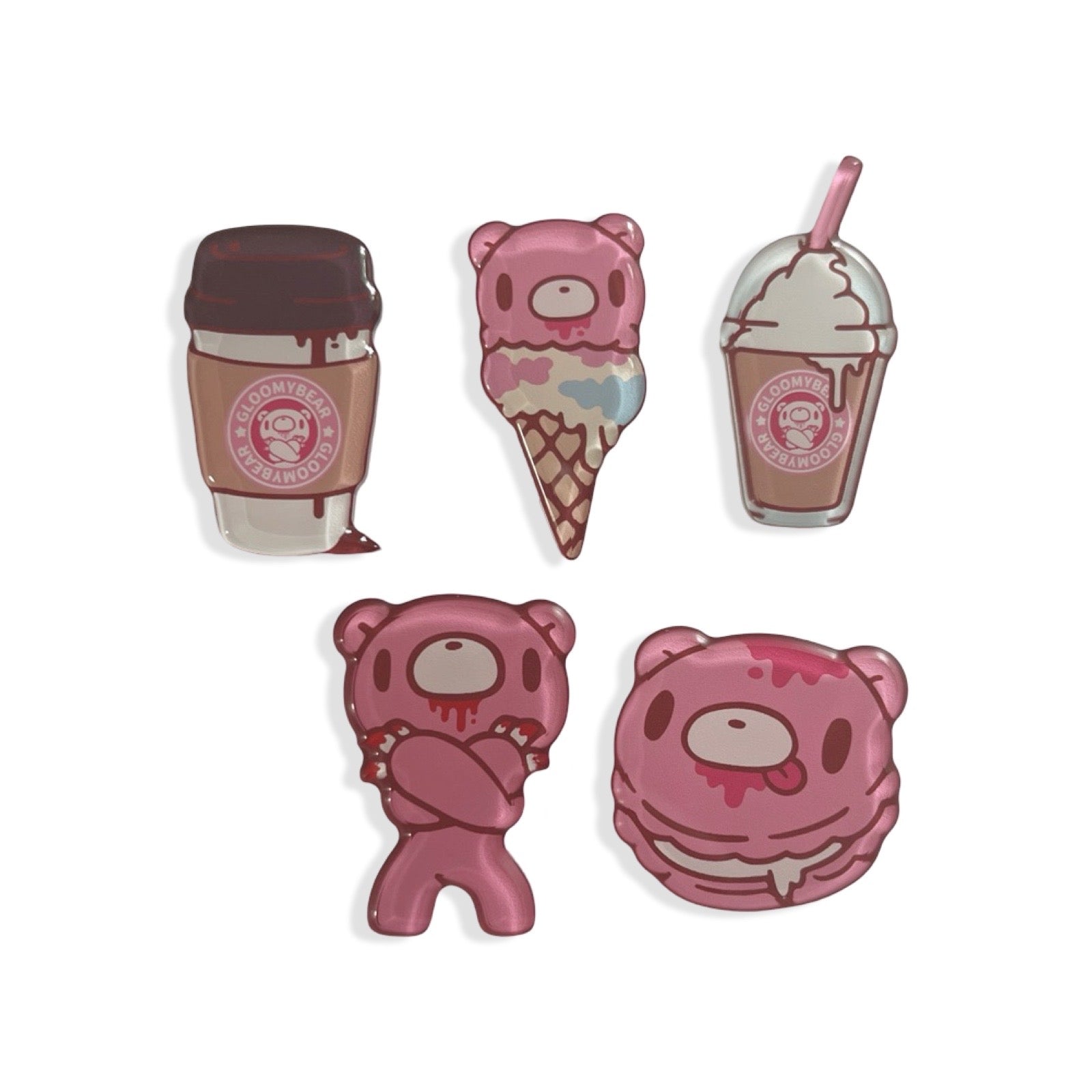Gloomy Bear Cafe Blind Bag Pin Series 2