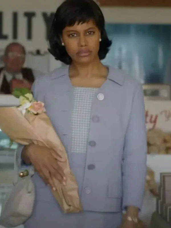 IT Welcome to Derry Taylour Paige Purple Coat