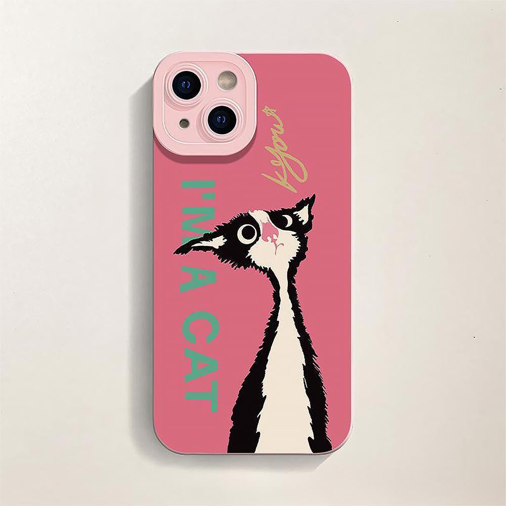 I&amp;#39;M A CAT Cute Pink iPhone Case | ZAKAPOP