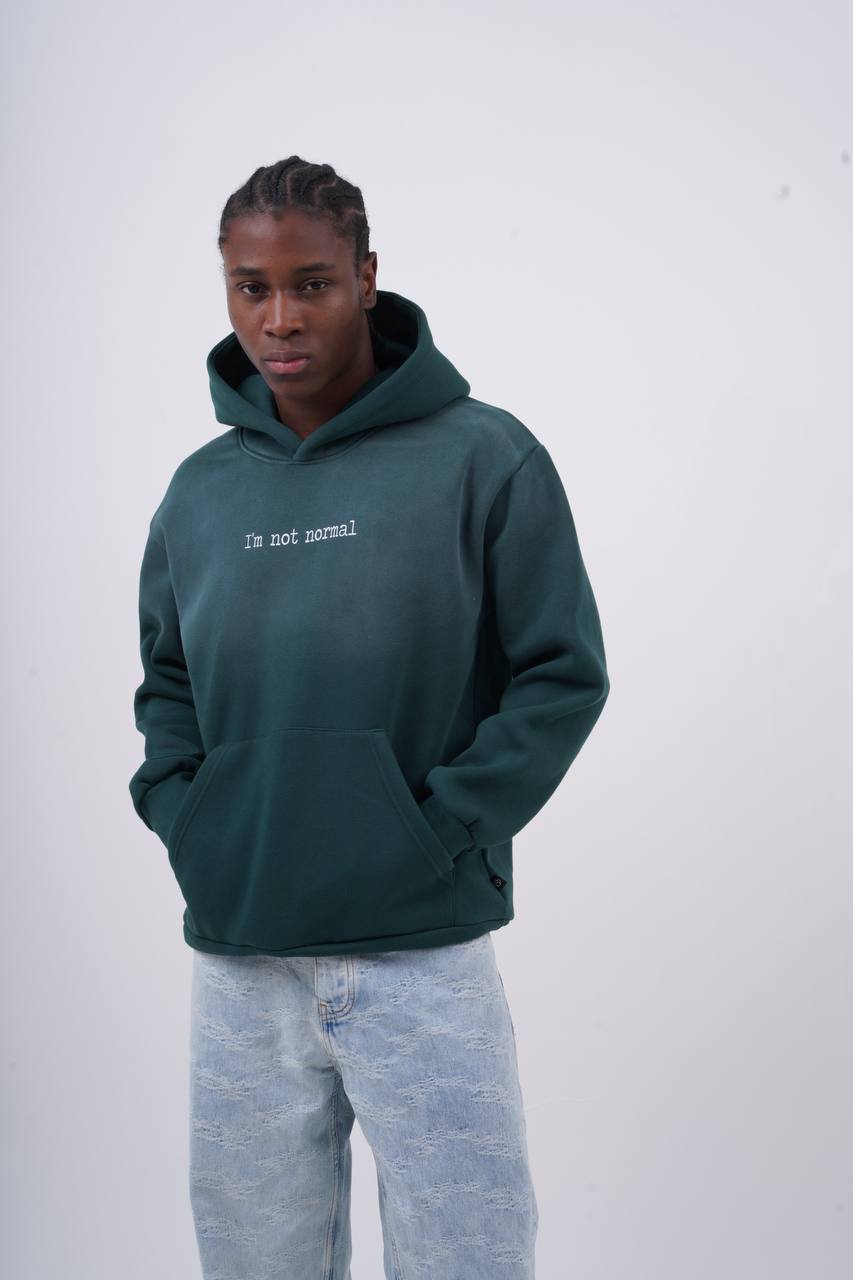 &amp;quot;I&amp;#39;m Not Normal&amp;quot; Graphic Hoodie
