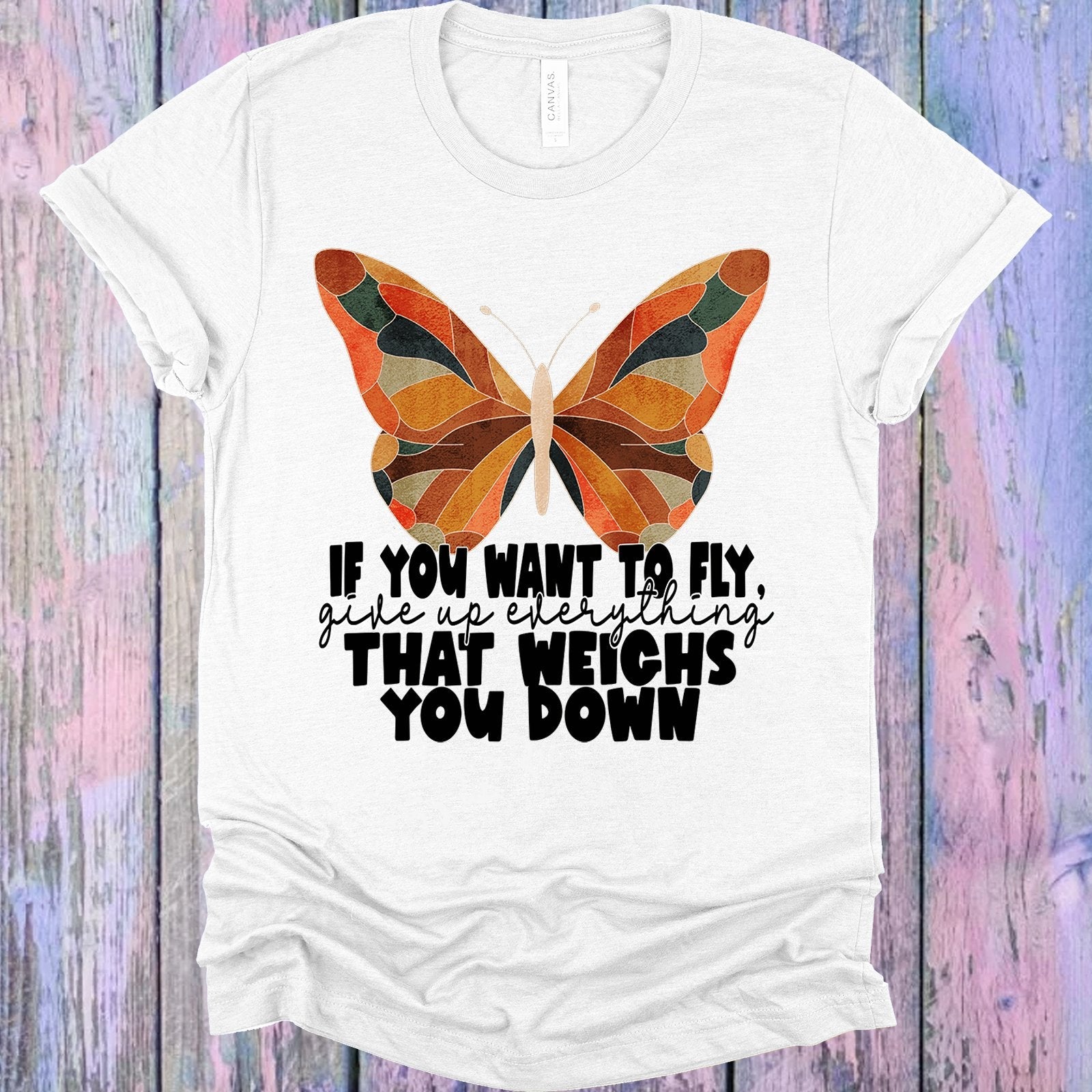 If You Want to Fly Give Up Everything That Weighs You Down Graphic Tee