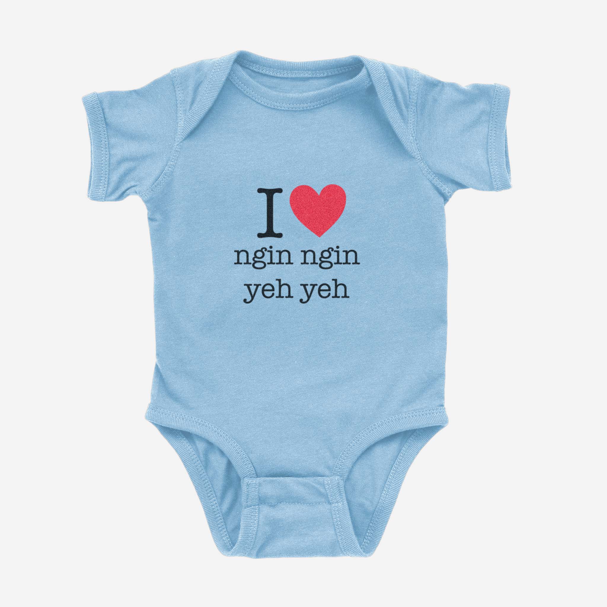 I ♡ Heart Grandma &amp;amp; Grandpa Taishanese Onesie (Paternal)