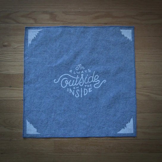 I&amp;#39;m Always Outside on the Inside Hankie Men&amp;#39;s Pocket Square or Handkerchief