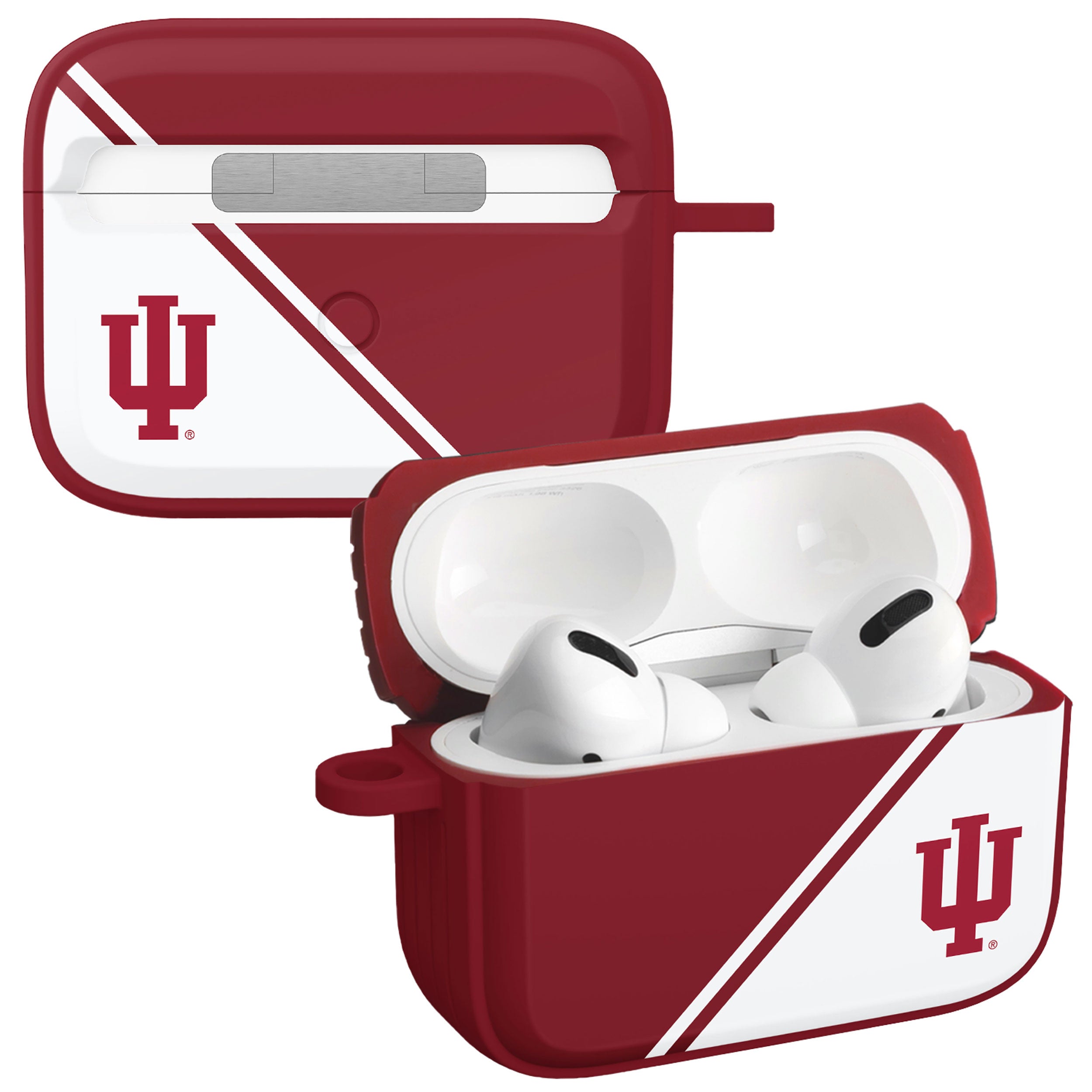 Indiana Hoosiers HDX Champion Series Apple AirPods 1 &amp;amp; 2 Pro Case Cover