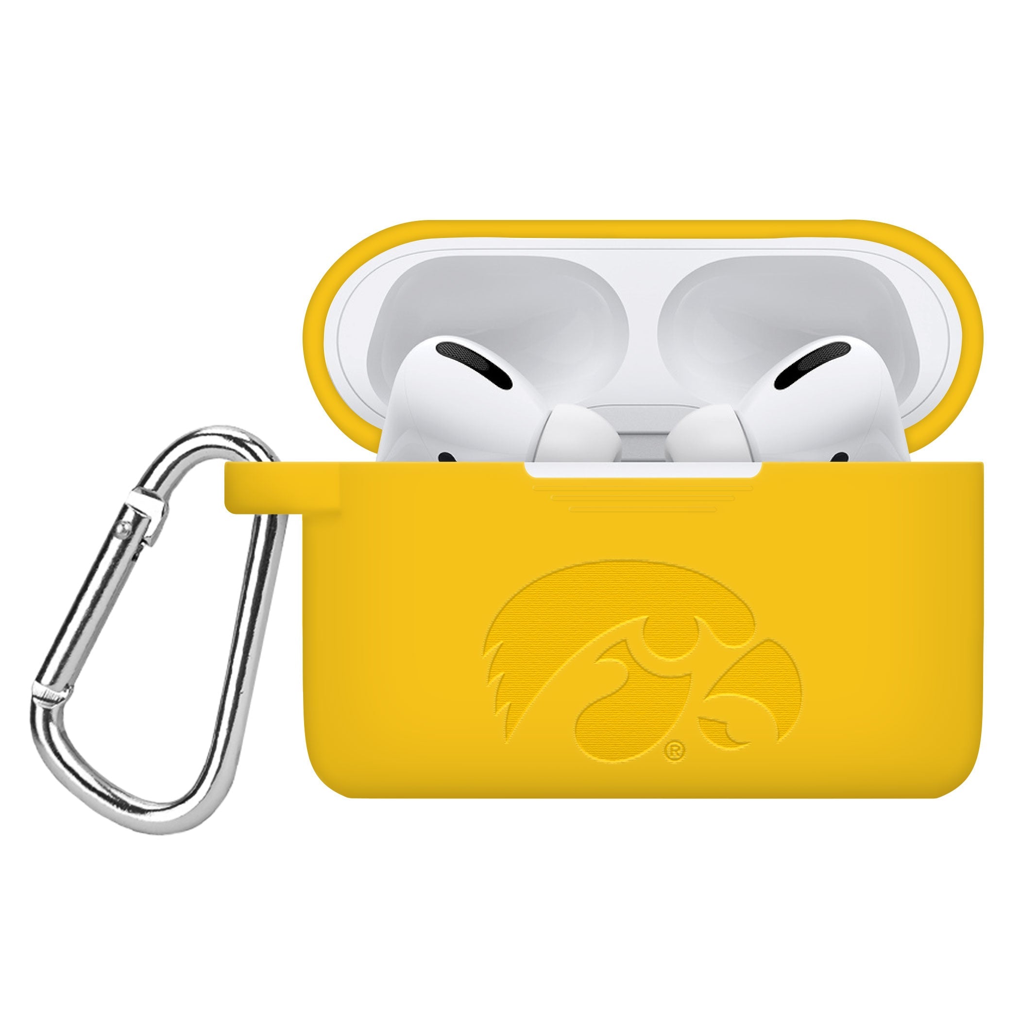 Iowa Hawkeyes Engraved AirPods Pro 1 &amp;amp; 2 Case Cover