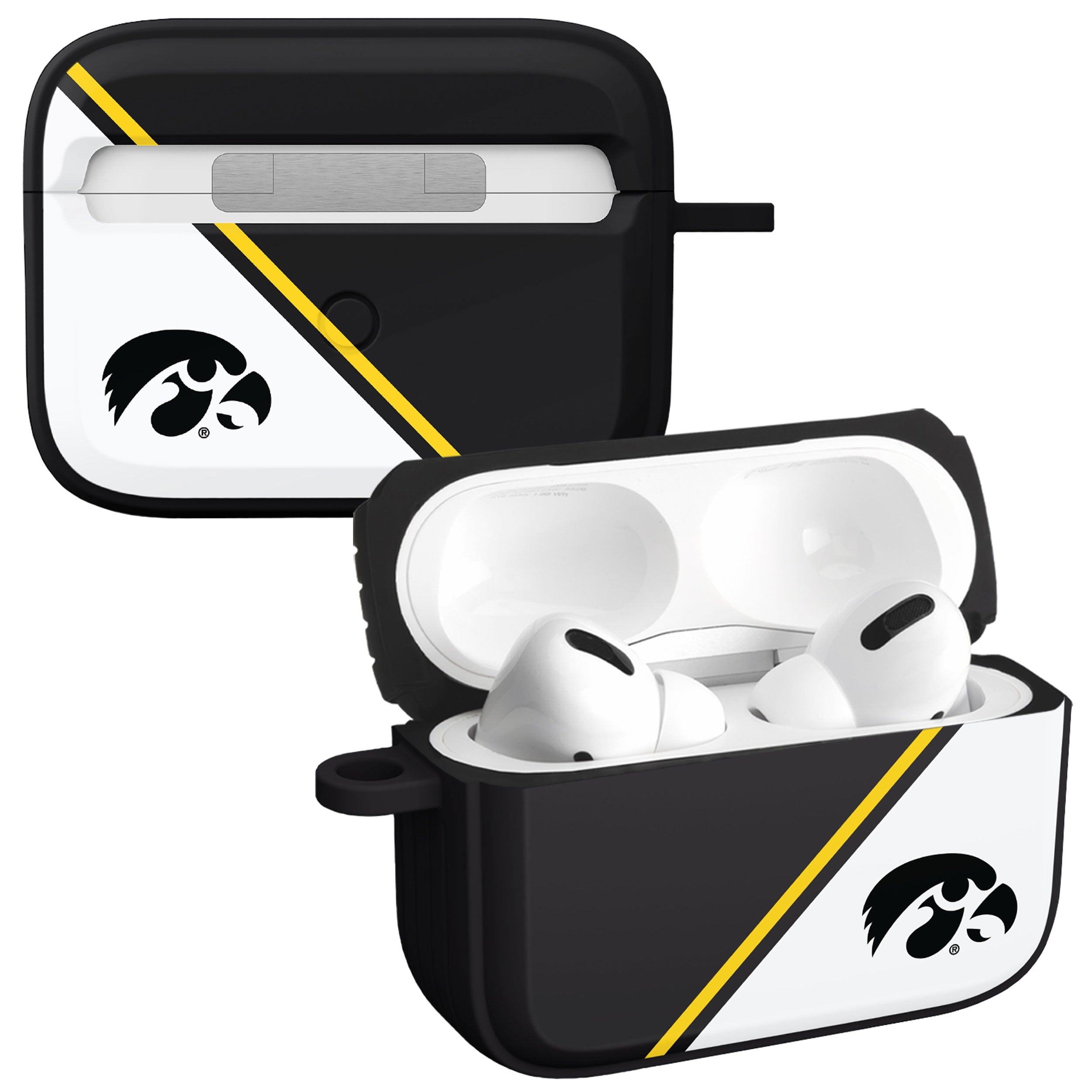 Iowa Hawkeyes HDX Champion Series Apple AirPods Pro 1 &amp;amp; 2 Case Cover