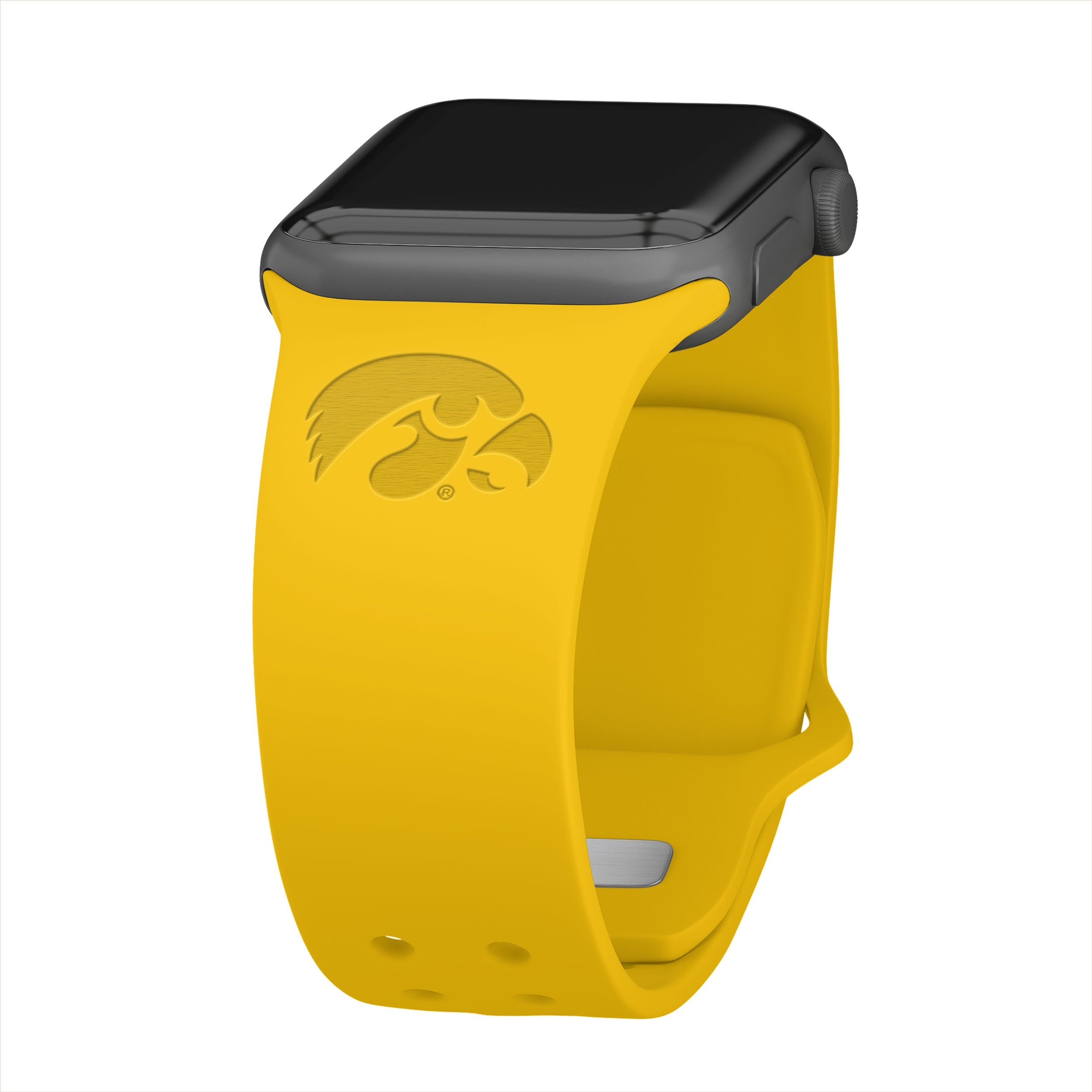Iowa Hawkeyes Engraved Apple Watch Band