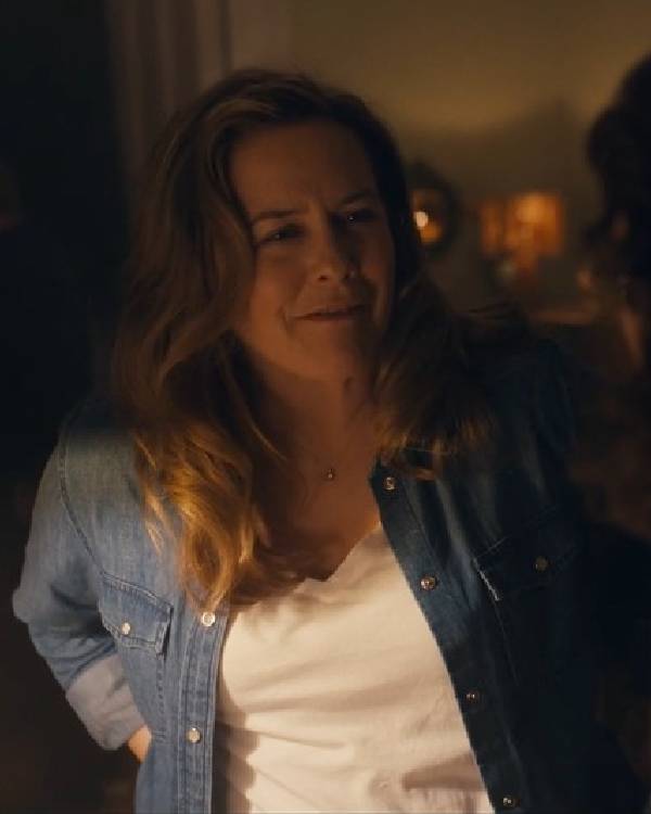 Irish Blood Alicia Silverstone Blue Denim Jacket