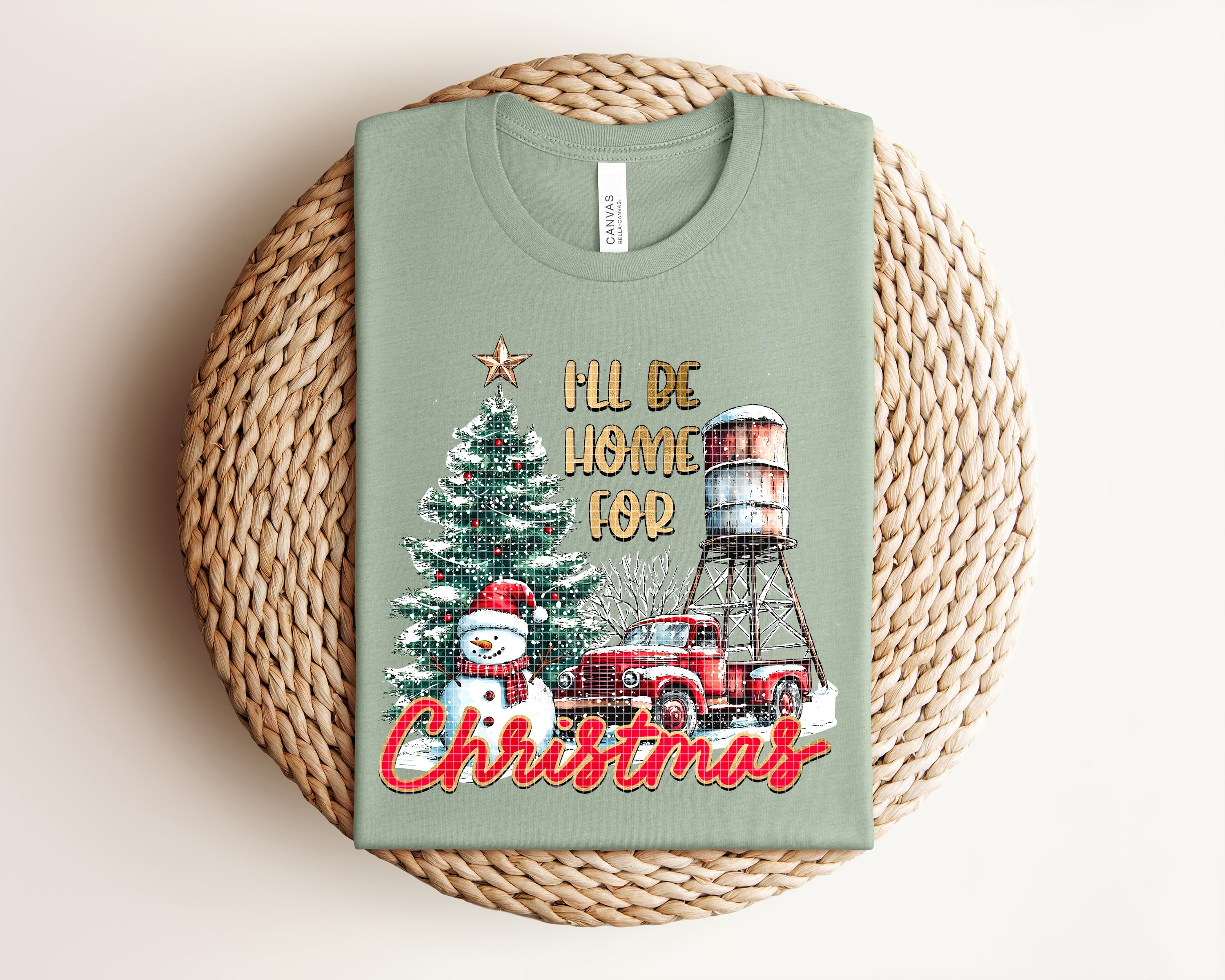 I&amp;#39;ll Be Home for Christmas Graphic Tee