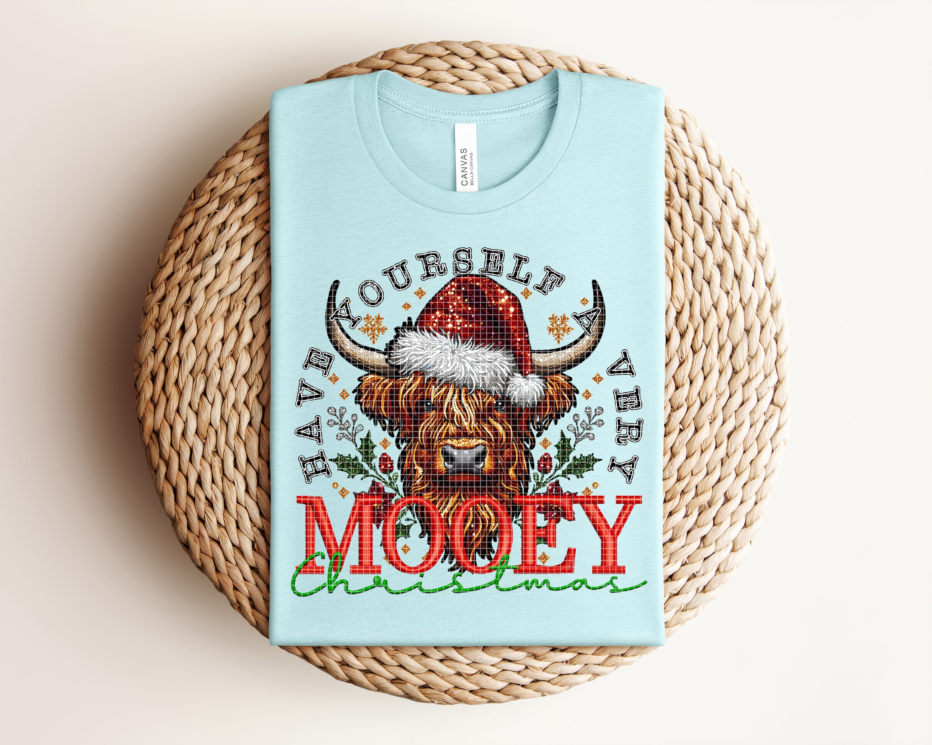 Have Yourself a Very Mooey Christmas Graphic Tee